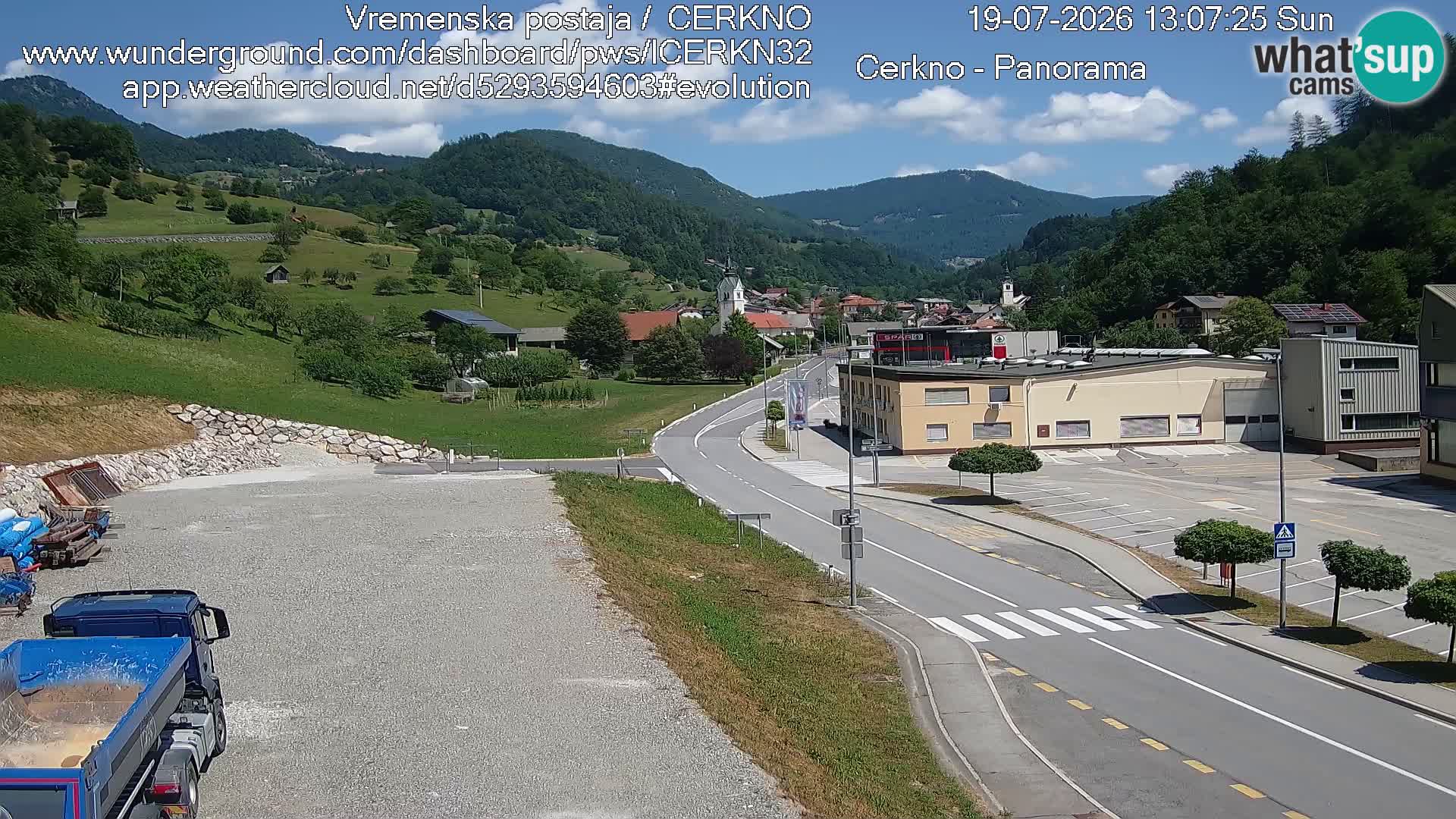 Webcam Ingresso Città di Cerkno