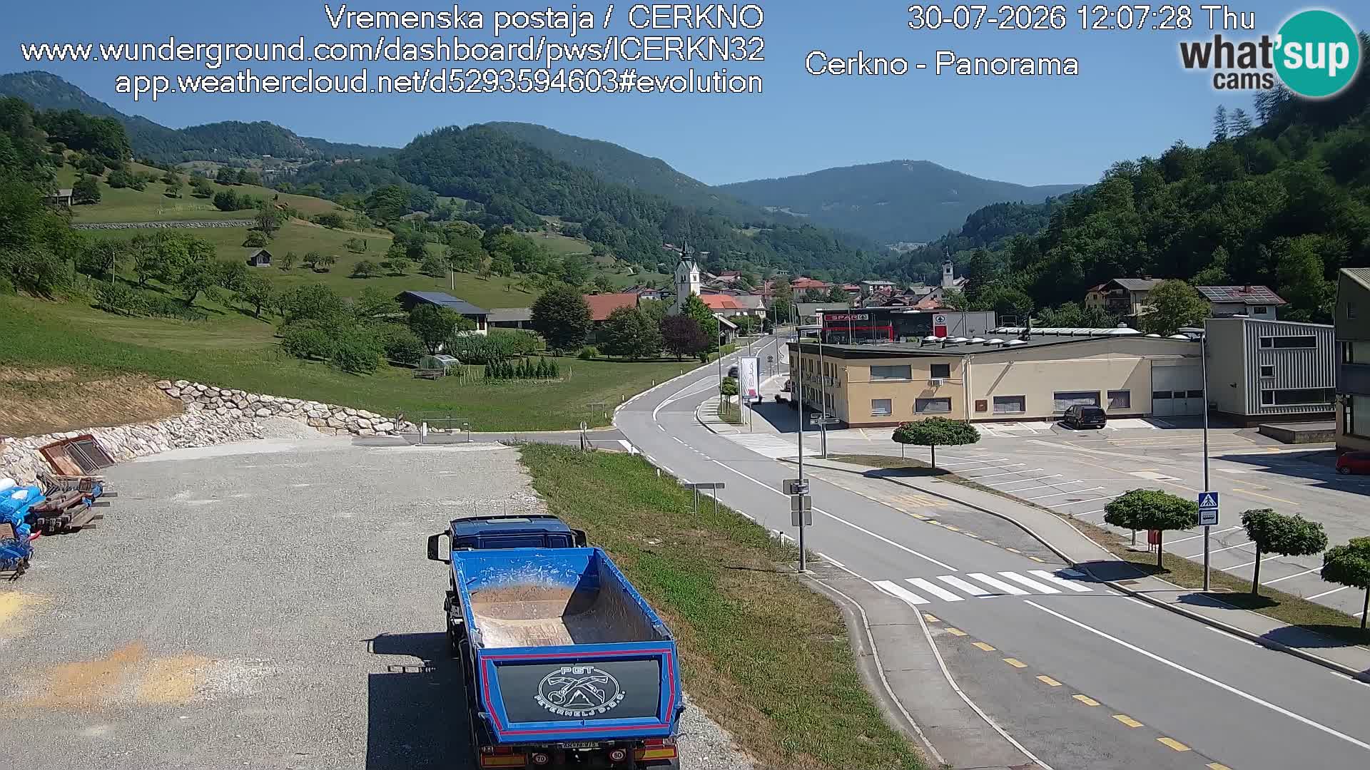 Cerkno vhod v mesto