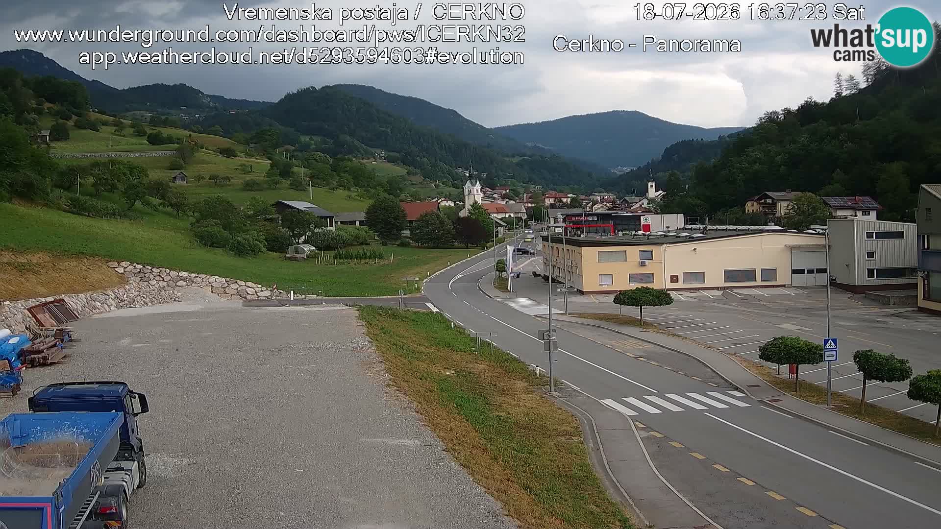 Webcam Ingresso Città di Cerkno