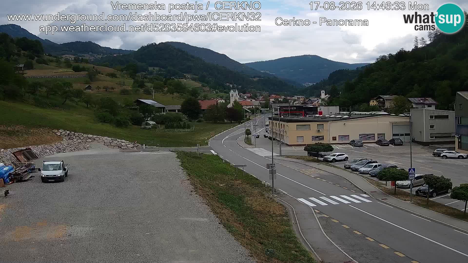 Webcam Ingresso Città di Cerkno
