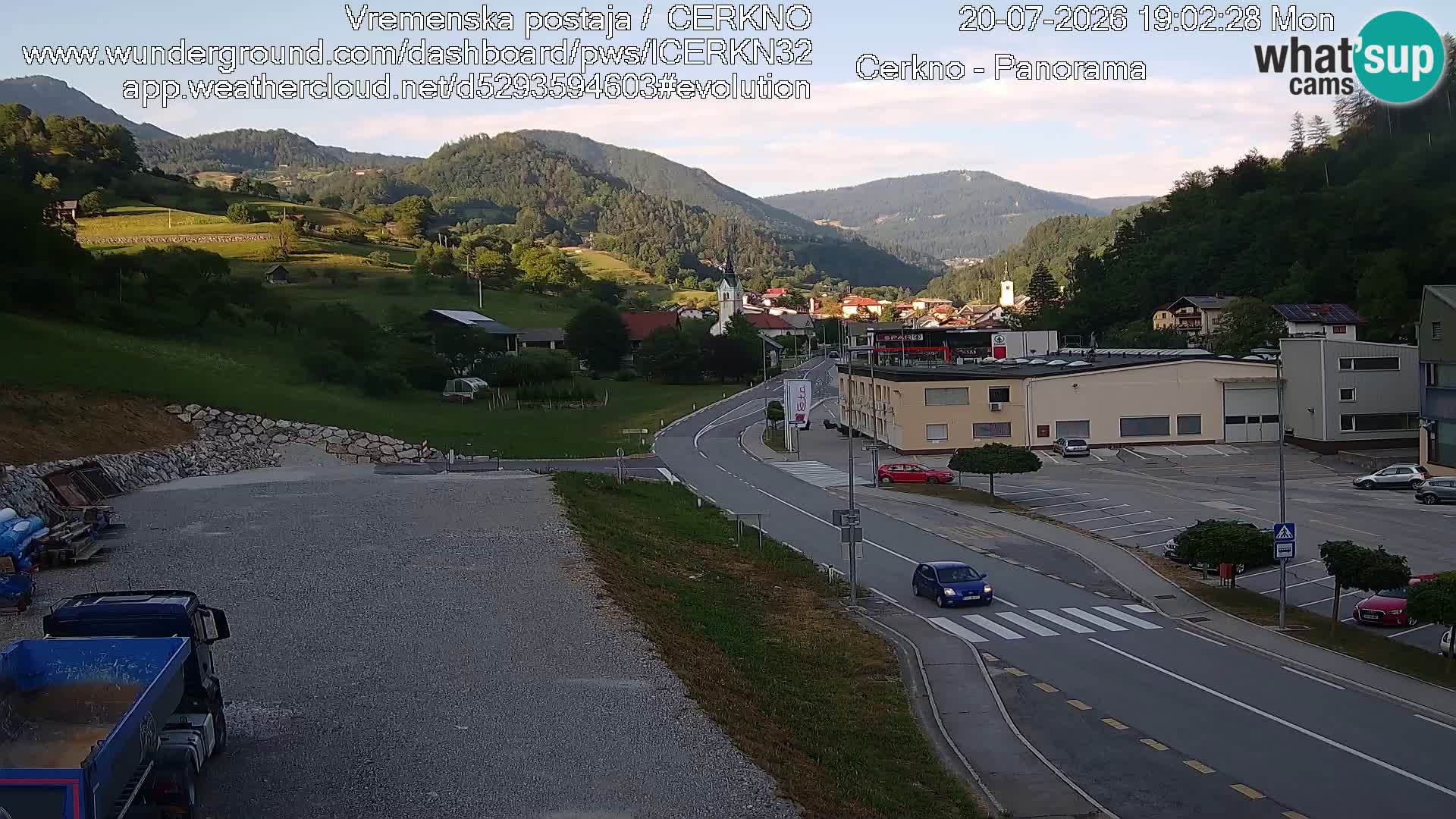 Webcam Ingresso Città di Cerkno