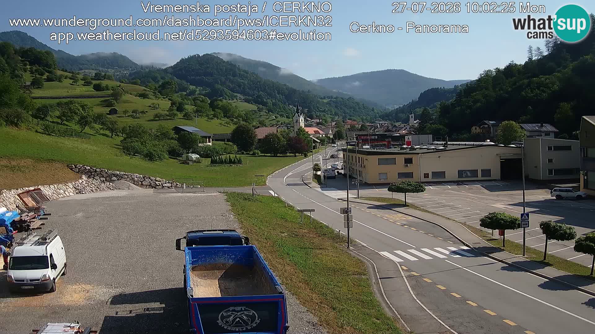 Cerkno ulaz u grad – Kamera uživo