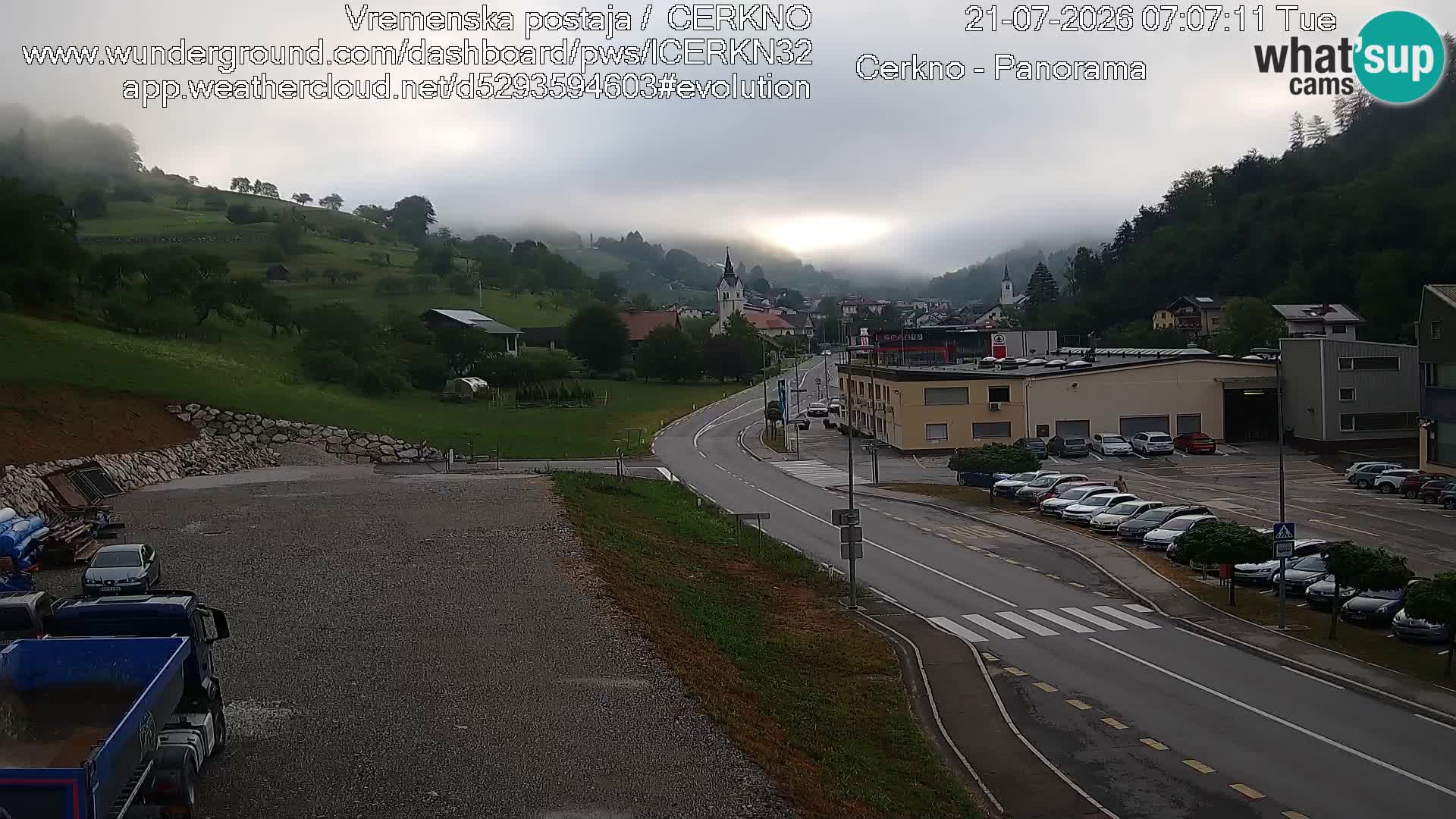 Webcam Ingresso Città di Cerkno