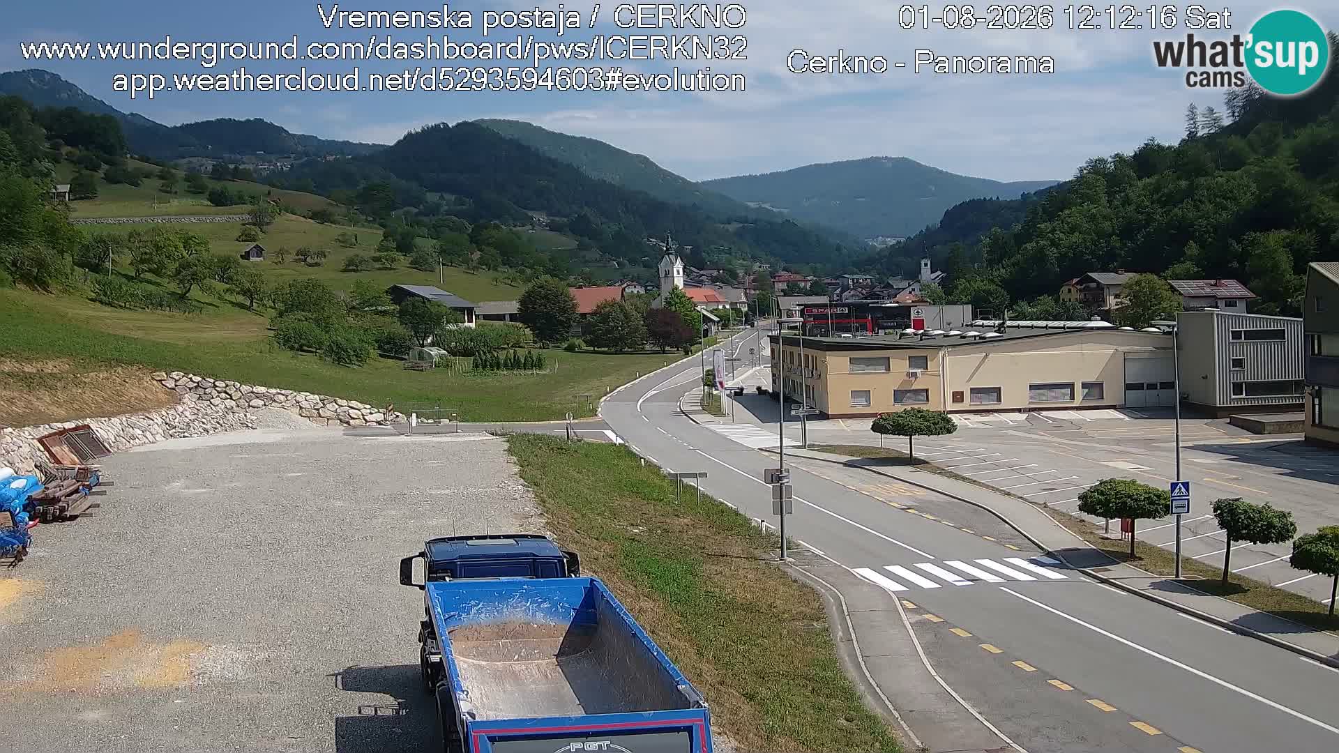 Cerkno Stadteingang Live-Webcam