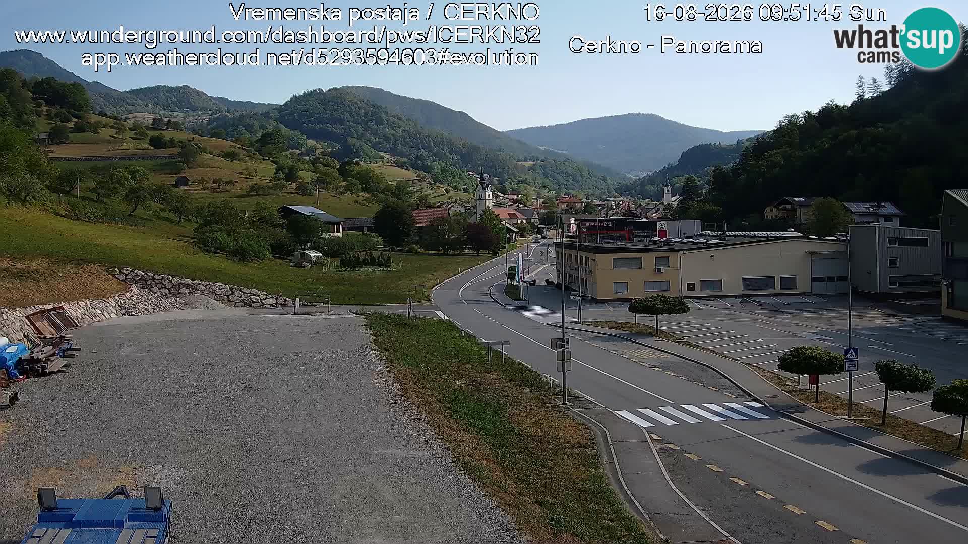 Webcam Ingresso Città di Cerkno