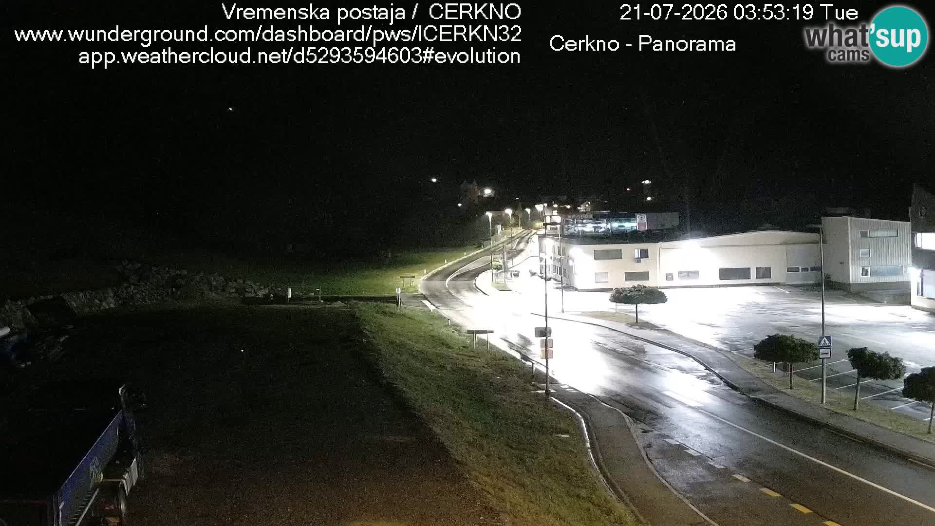 Cerkno ulaz u grad – Kamera uživo
