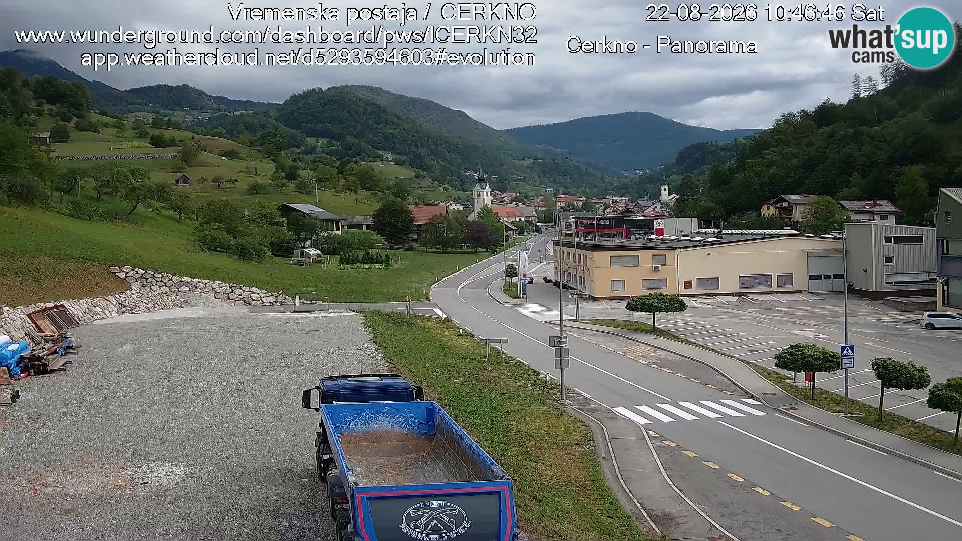 Cerkno ulaz u grad – Kamera uživo