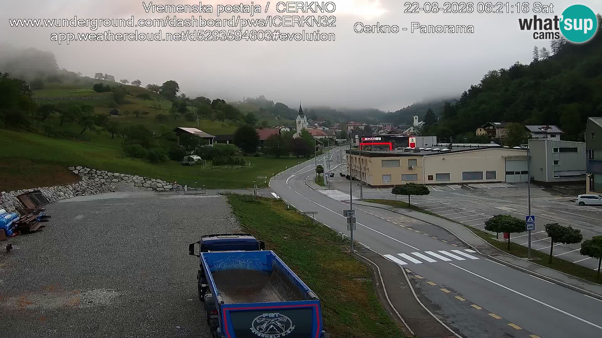 Cerkno Stadteingang Live-Webcam