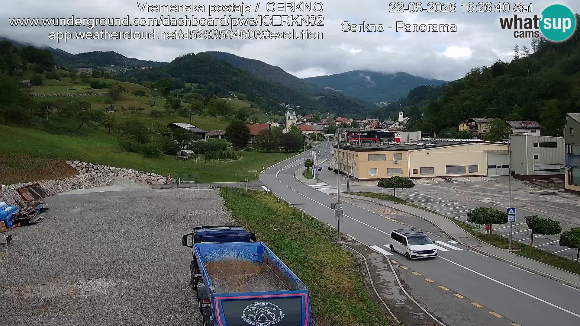Cerkno ulaz u grad – Kamera uživo