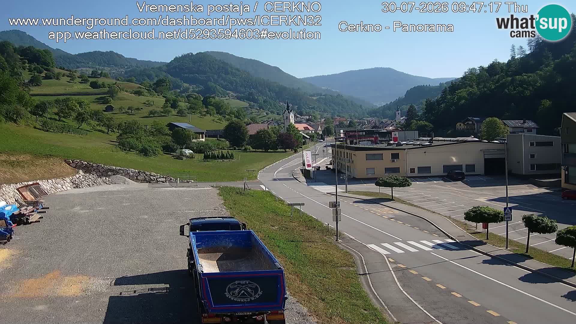 Cerkno Stadteingang Live-Webcam