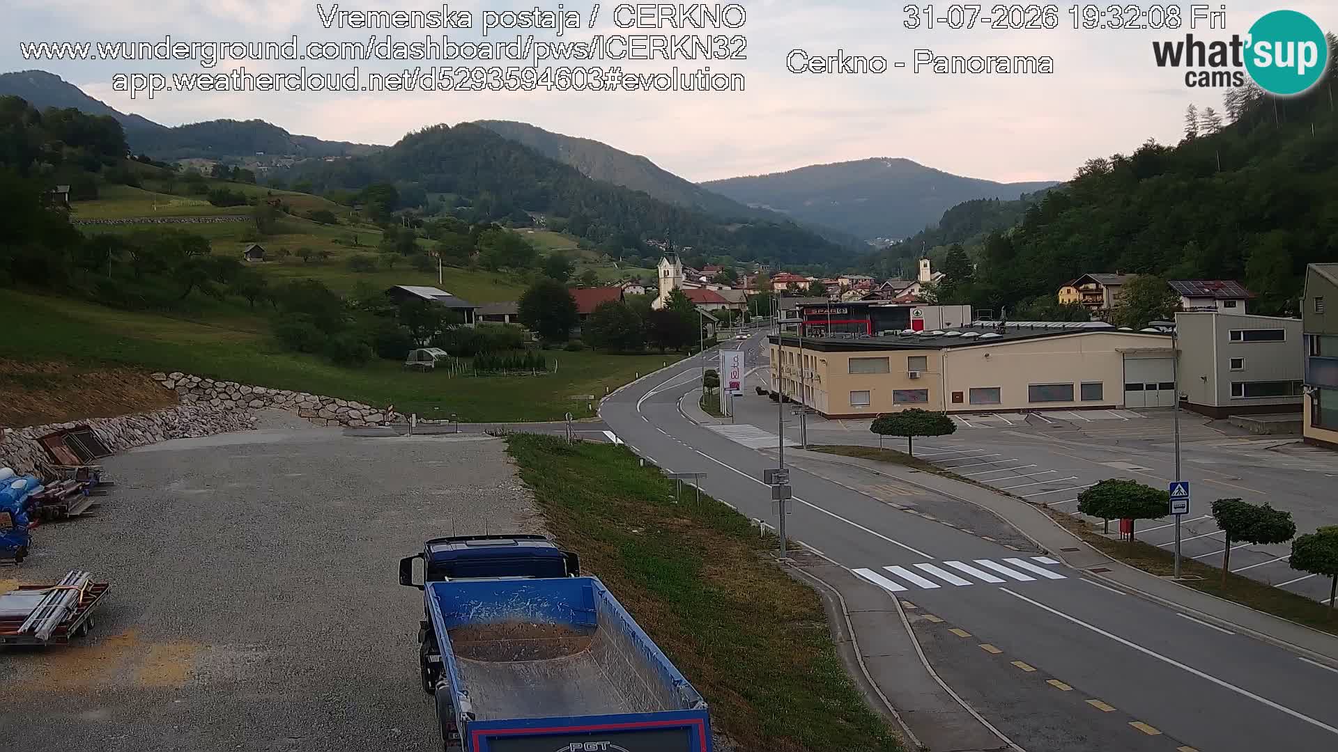 Cerkno ulaz u grad – Kamera uživo