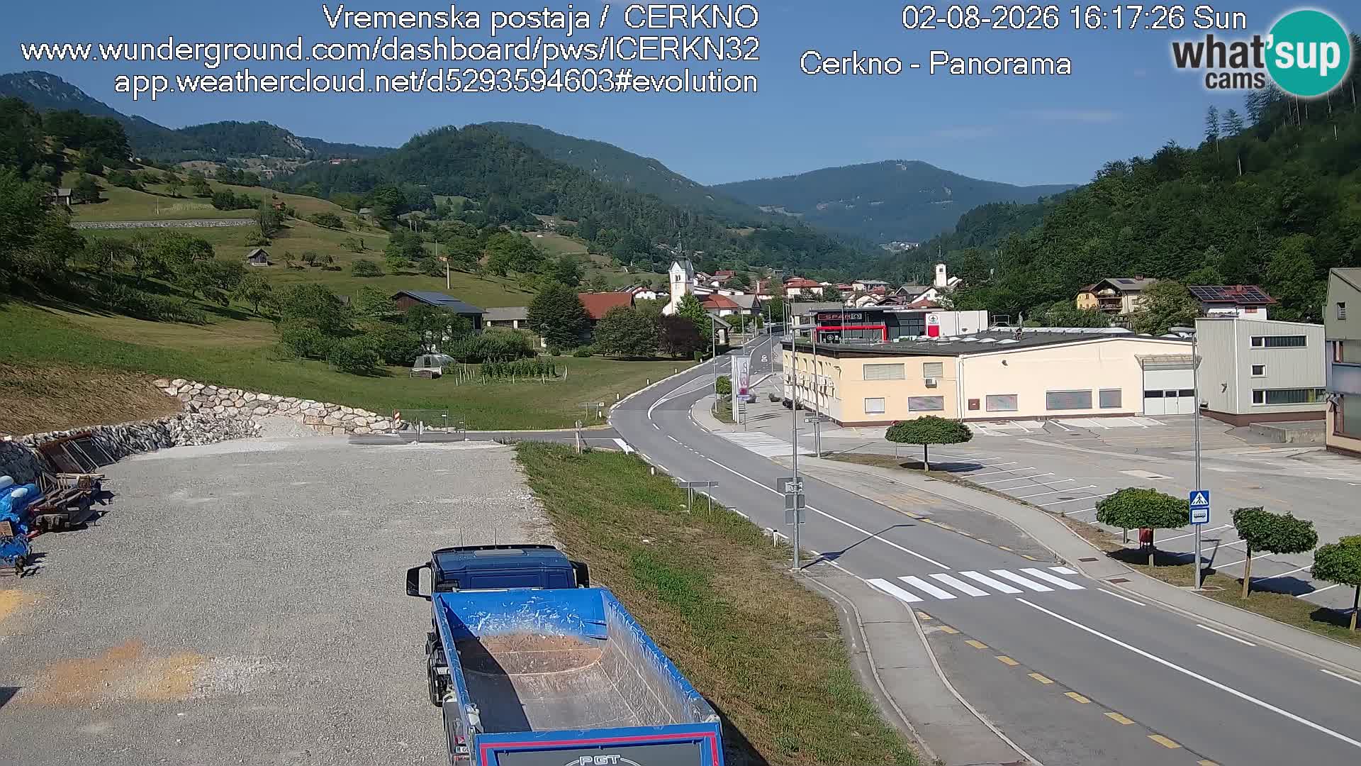 Webcam Ingresso Città di Cerkno