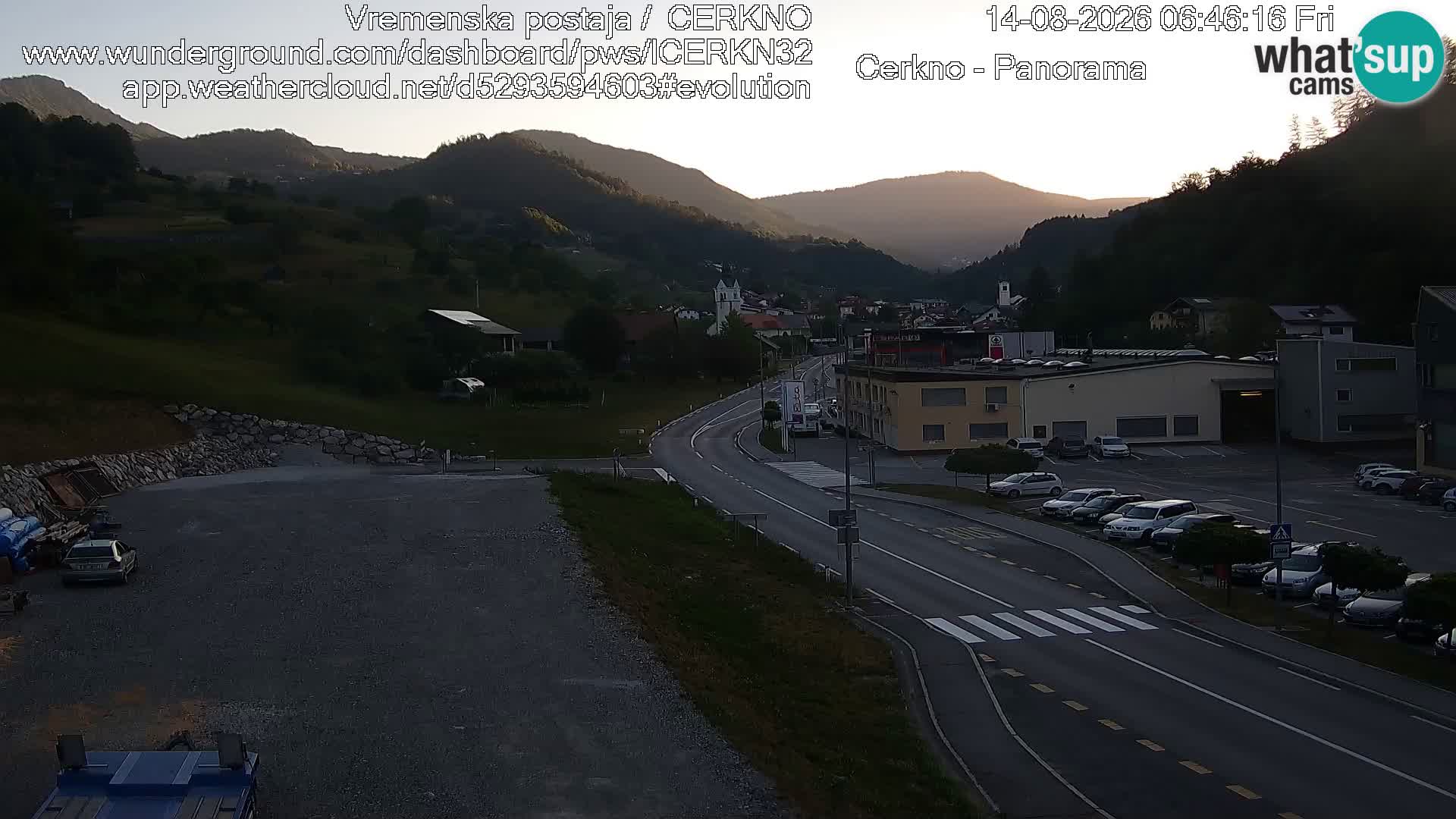 Cerkno ulaz u grad – Kamera uživo