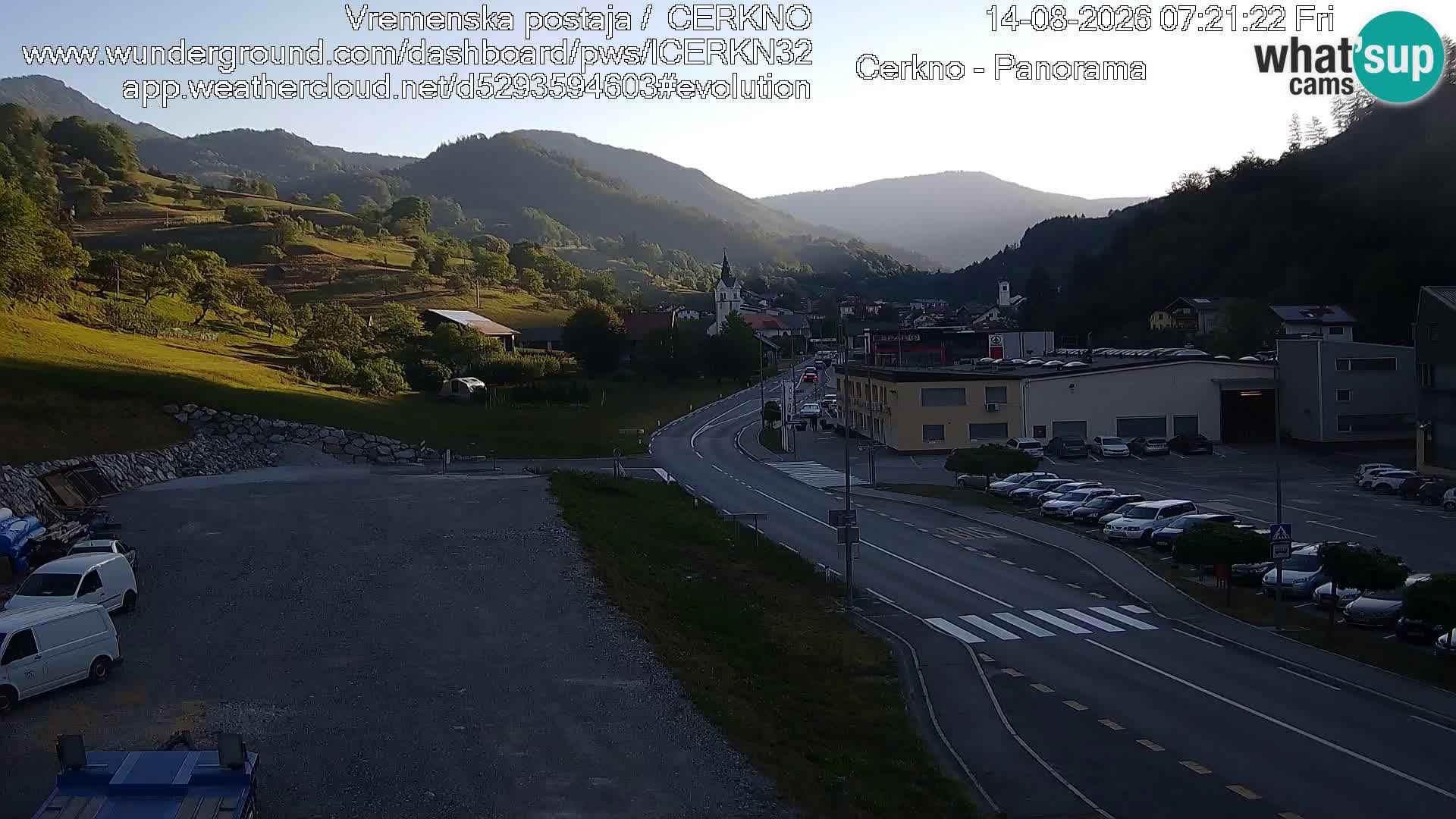 Cerkno ulaz u grad – Kamera uživo