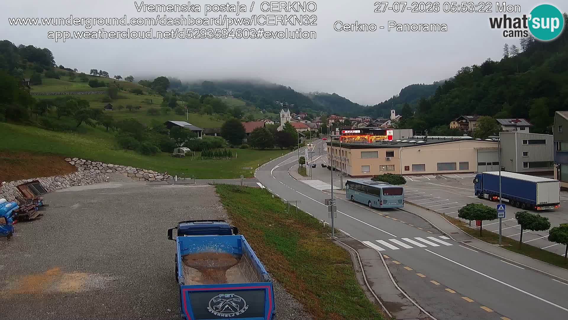 Webcam Ingresso Città di Cerkno