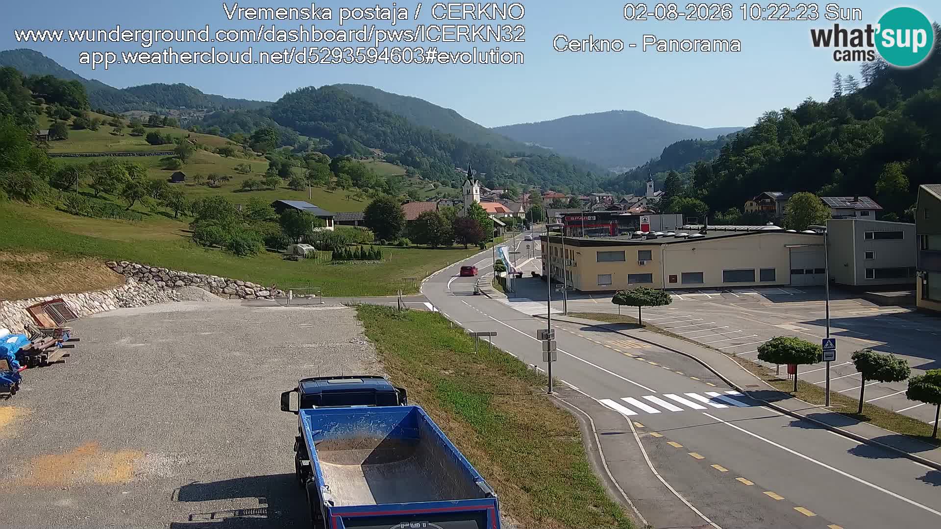 Webcam Ingresso Città di Cerkno