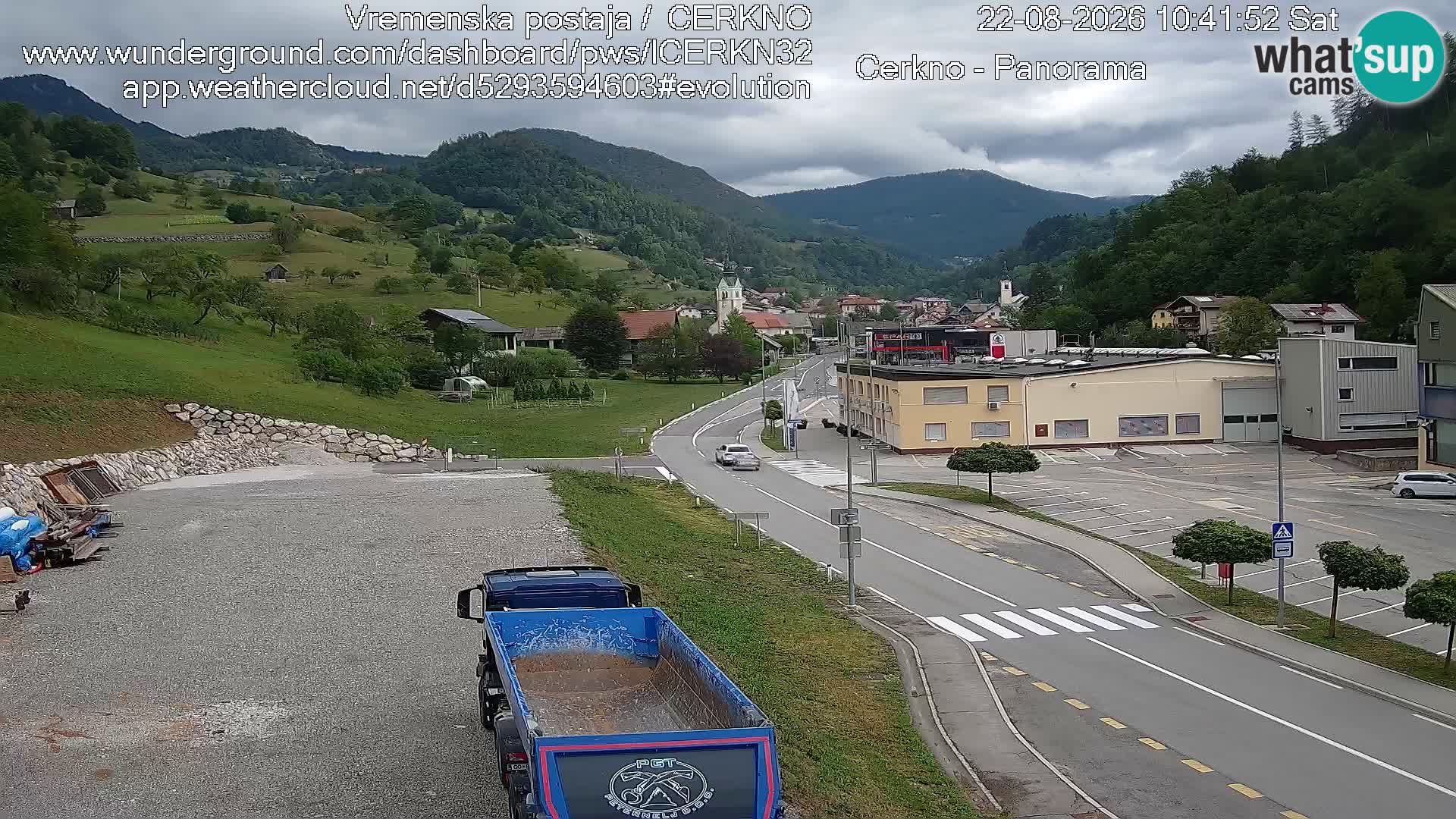 Cerkno ulaz u grad – Kamera uživo