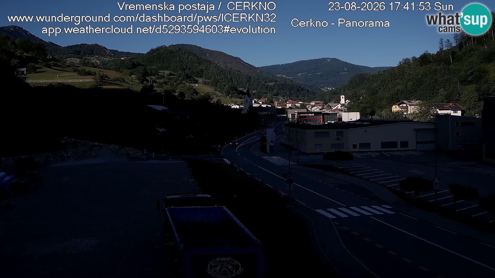 Cerkno ulaz u grad – Kamera uživo