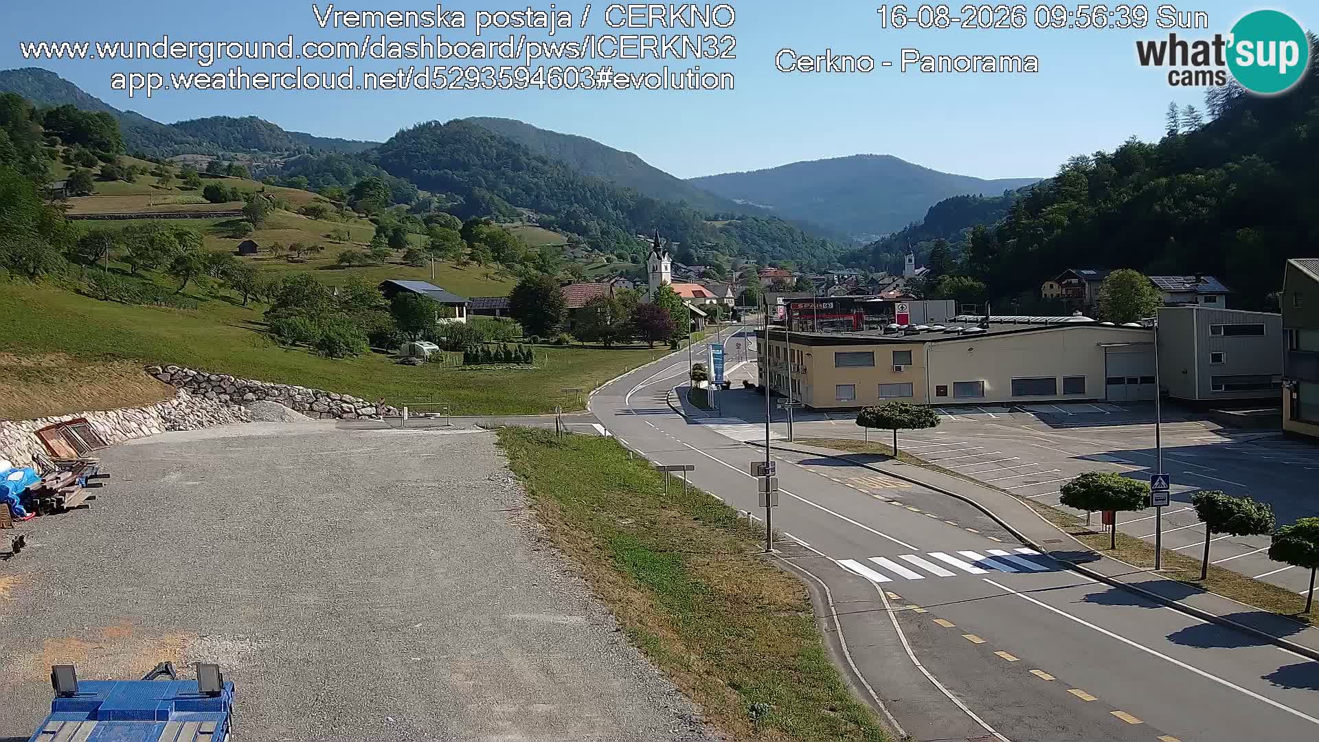 Cerkno Stadteingang Live-Webcam