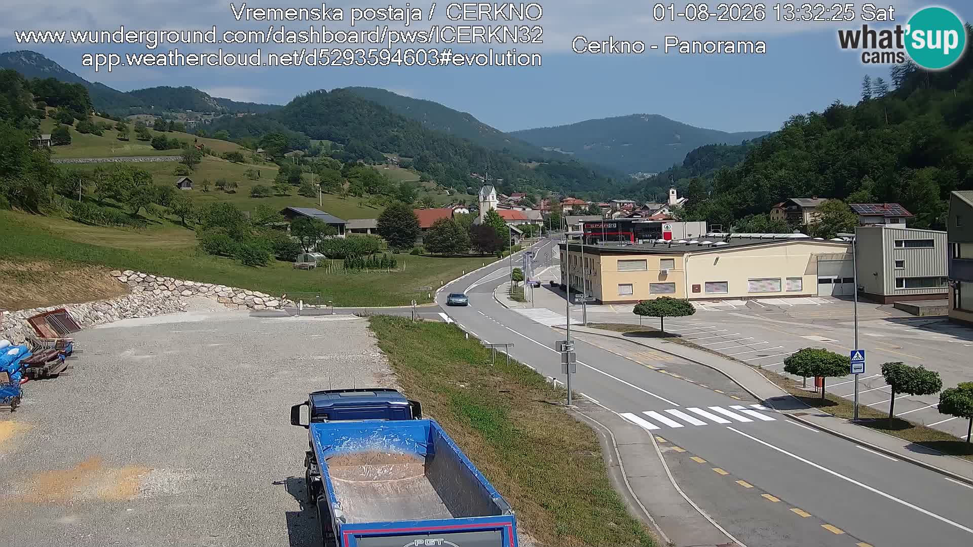 Cerkno Stadteingang Live-Webcam