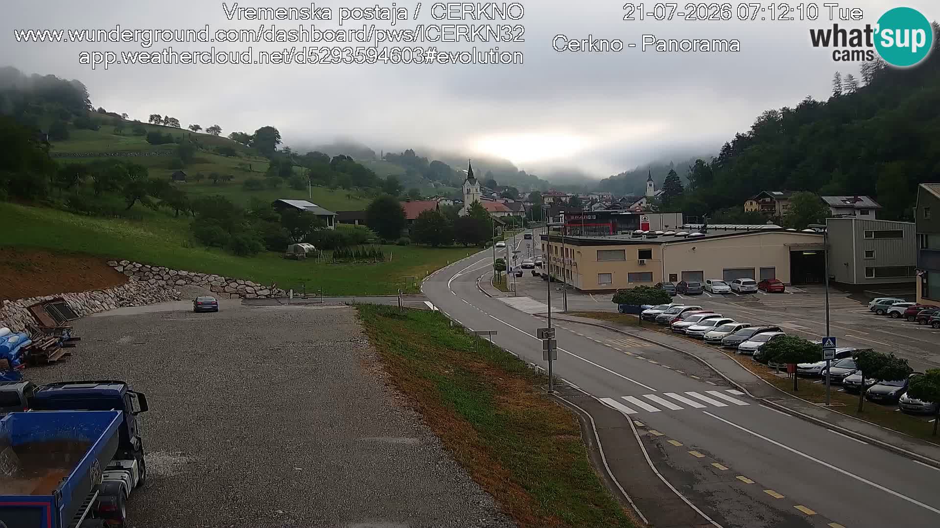 Cerkno Stadteingang Live-Webcam