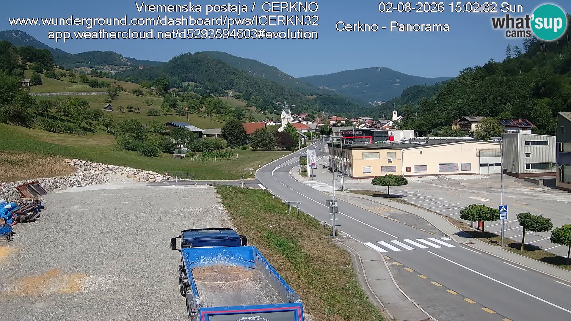 Webcam Ingresso Città di Cerkno