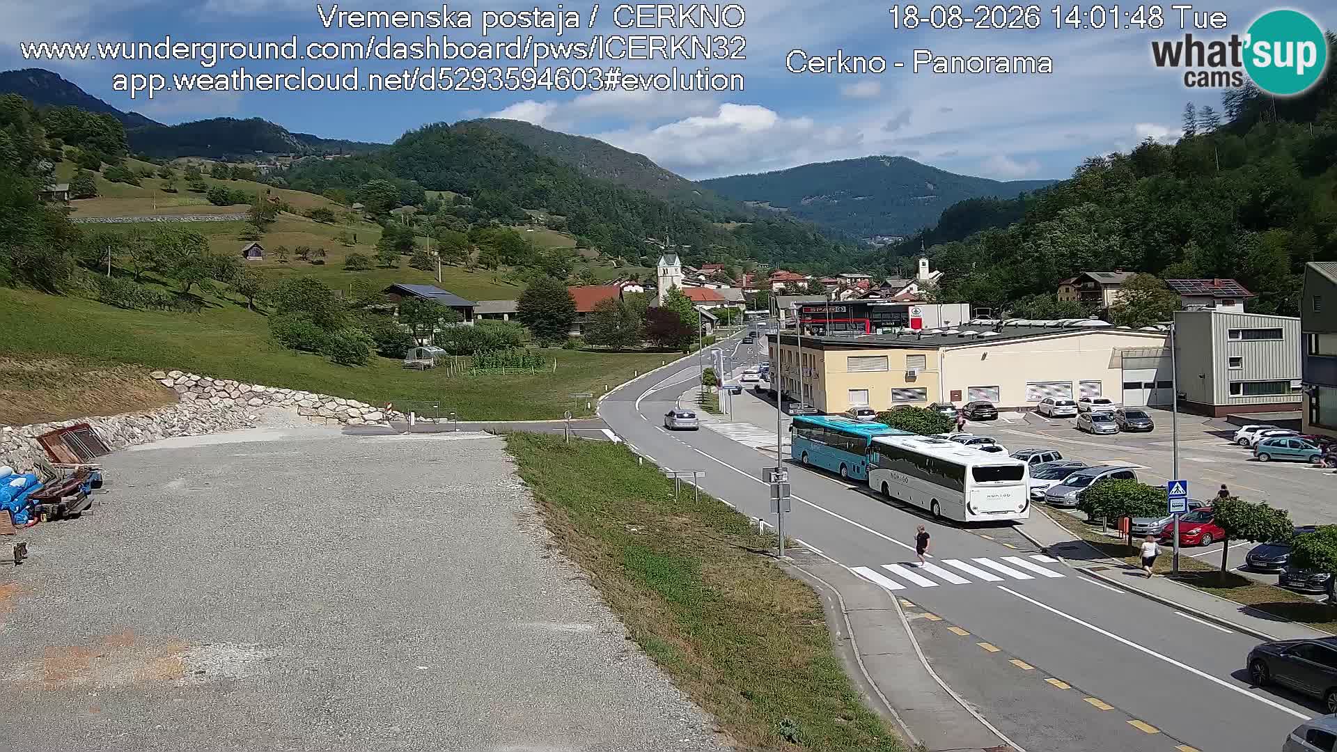 Webcam Ingresso Città di Cerkno