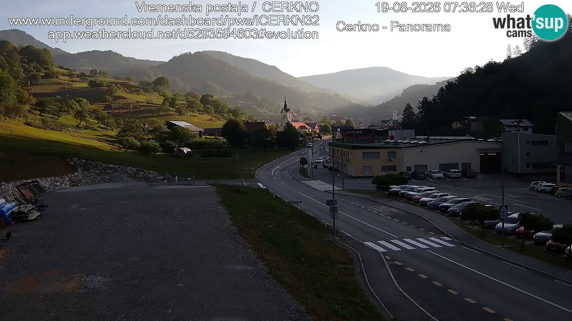 Cerkno ulaz u grad – Kamera uživo