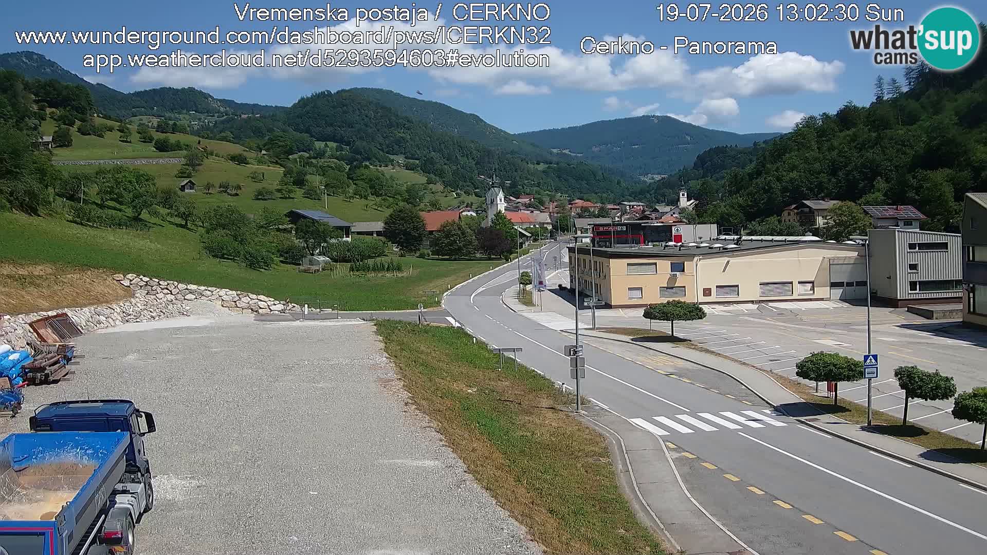 Cerkno Stadteingang Live-Webcam