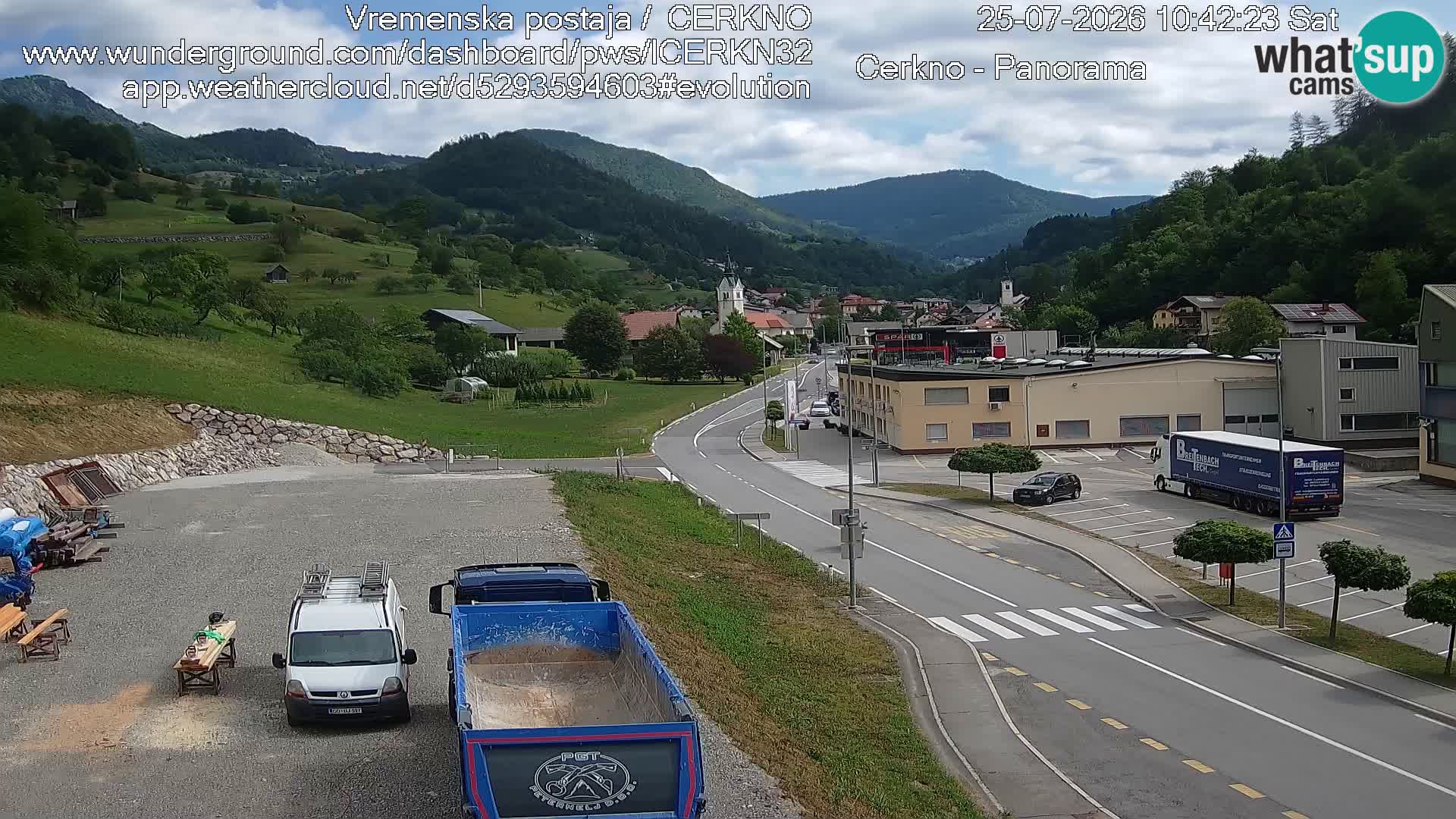 Cerkno Stadteingang Live-Webcam