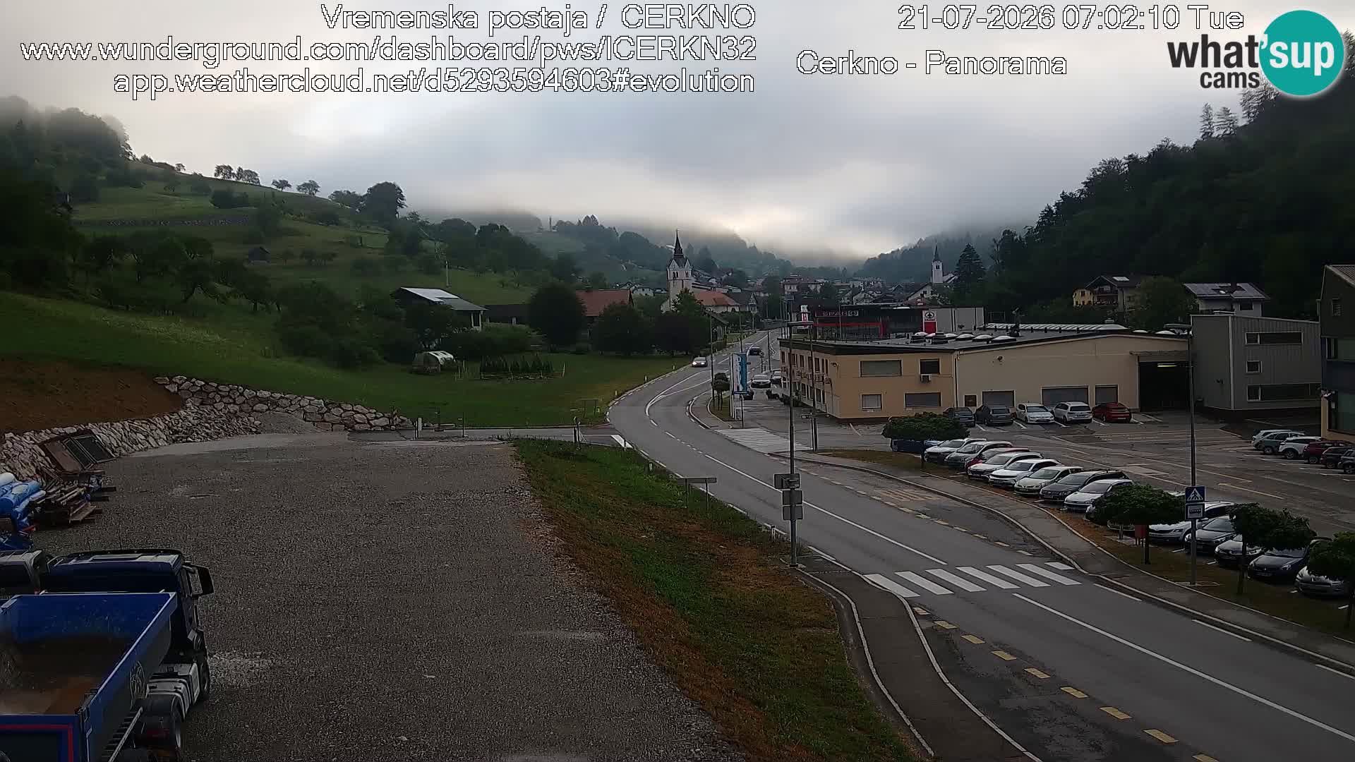 Cerkno Stadteingang Live-Webcam