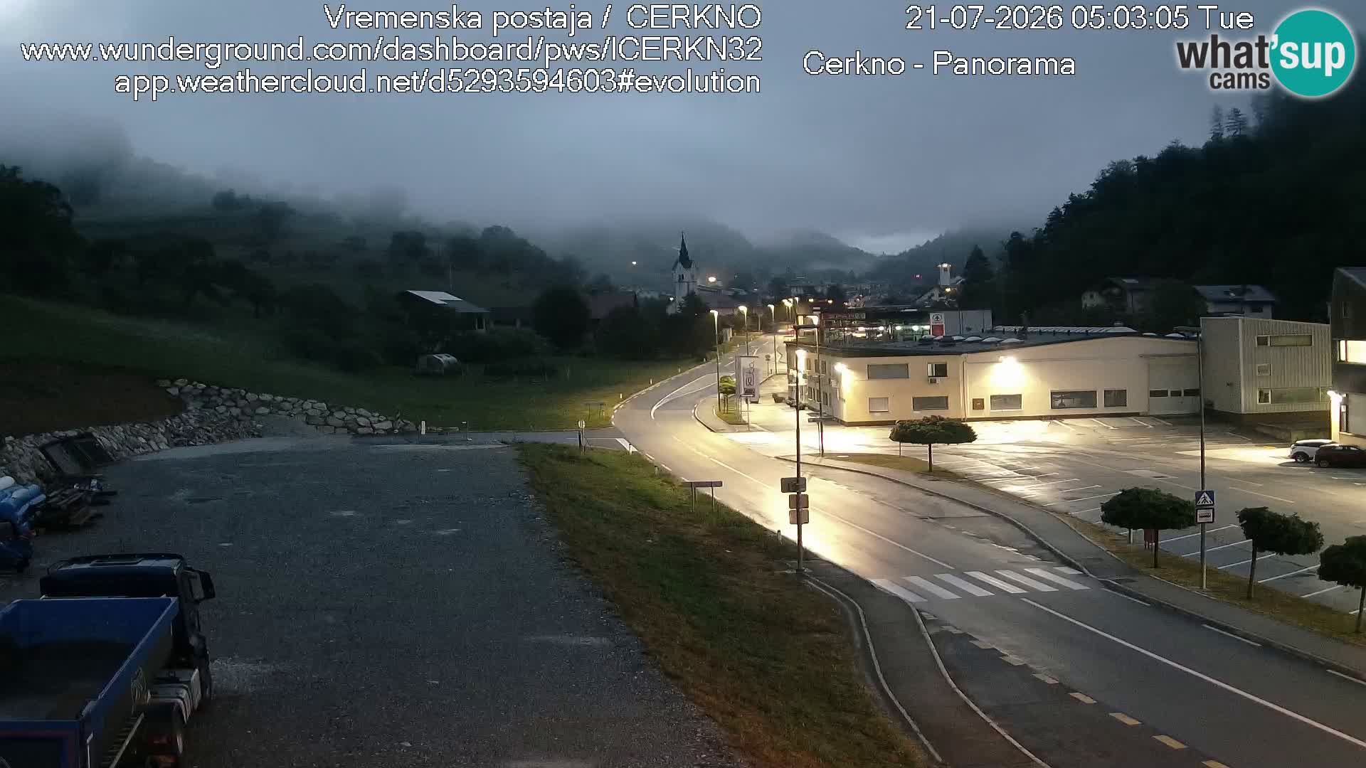 Cerkno Stadteingang Live-Webcam