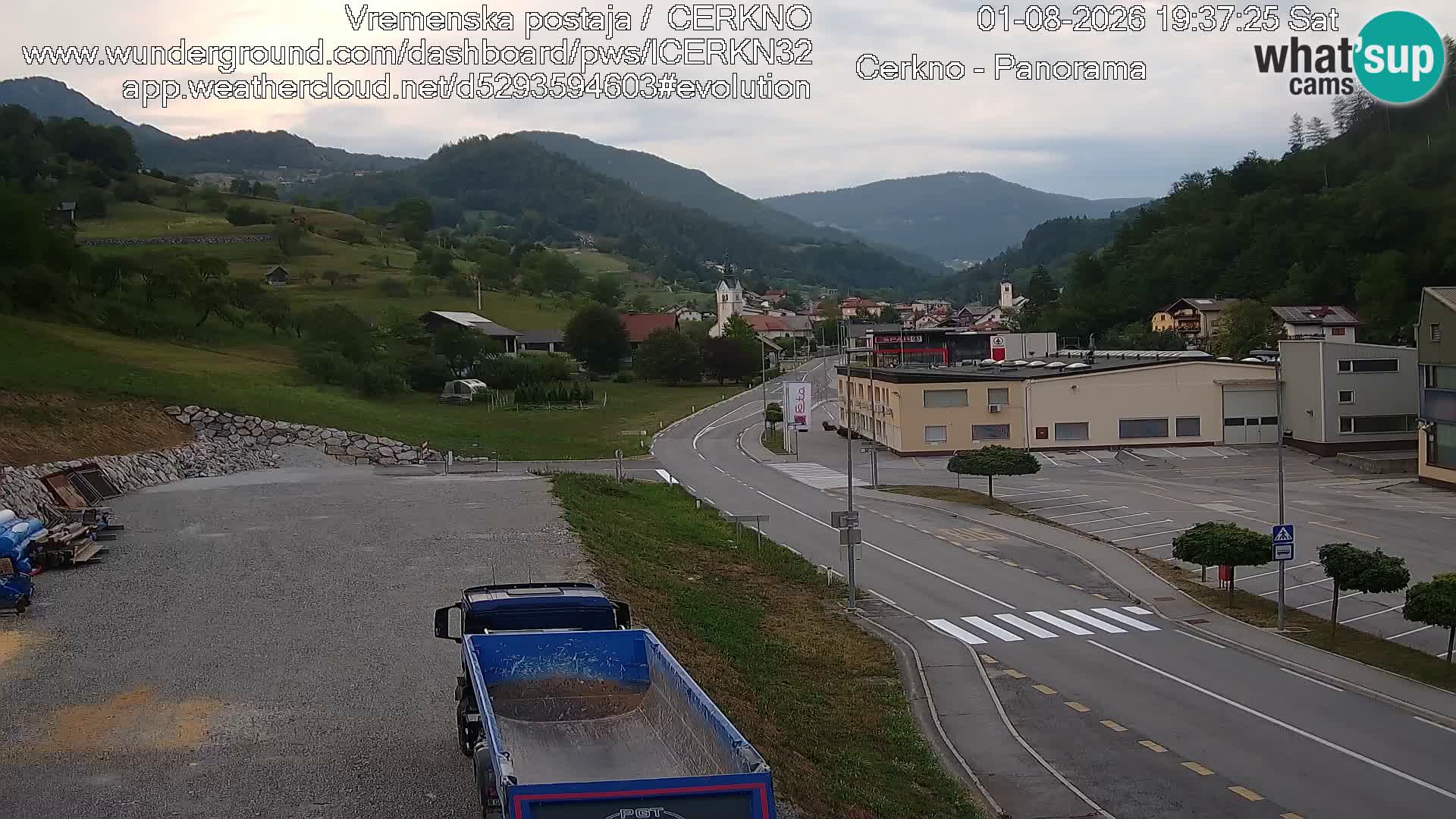 Cerkno ulaz u grad – Kamera uživo