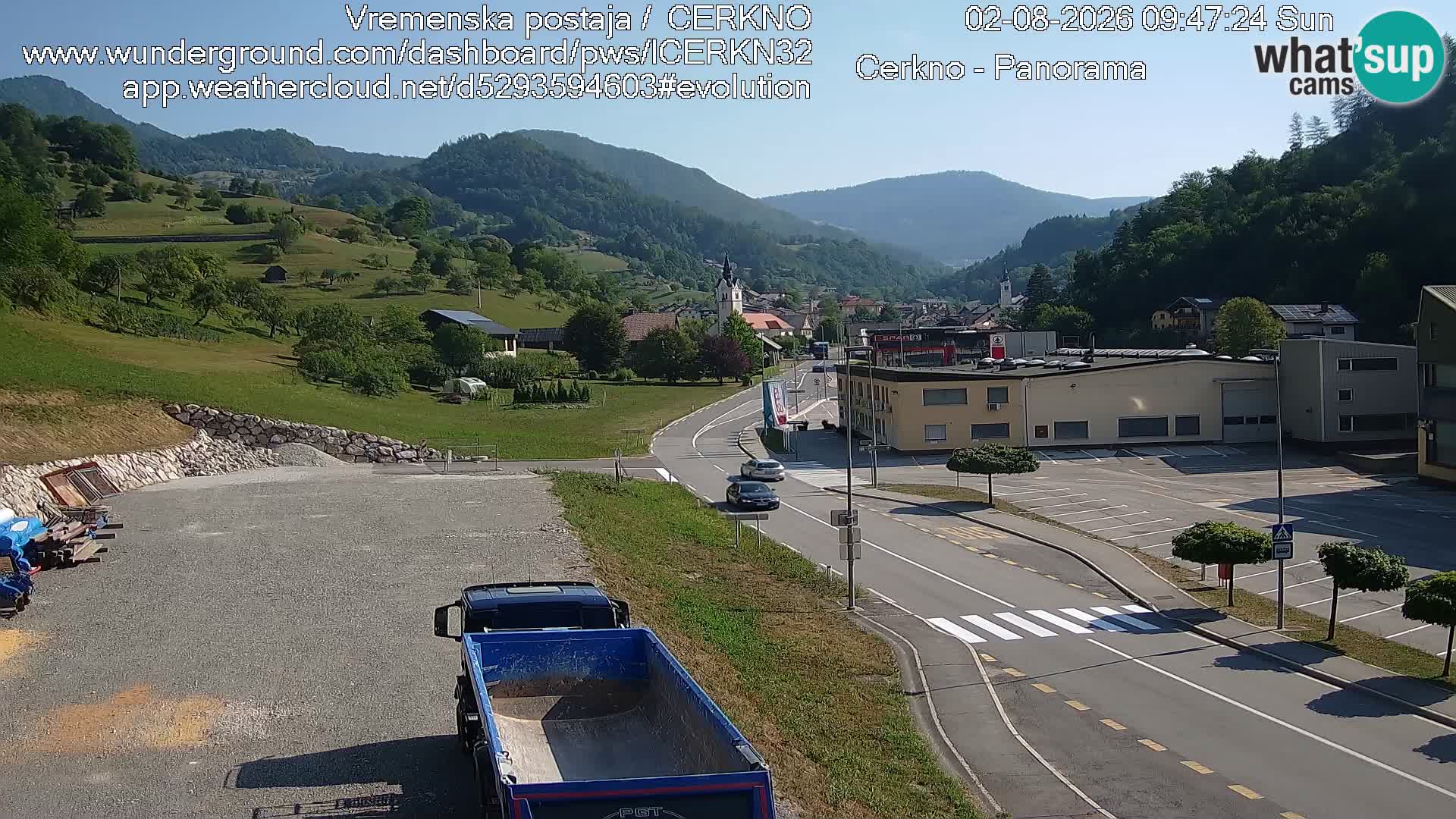 Cerkno Stadteingang Live-Webcam