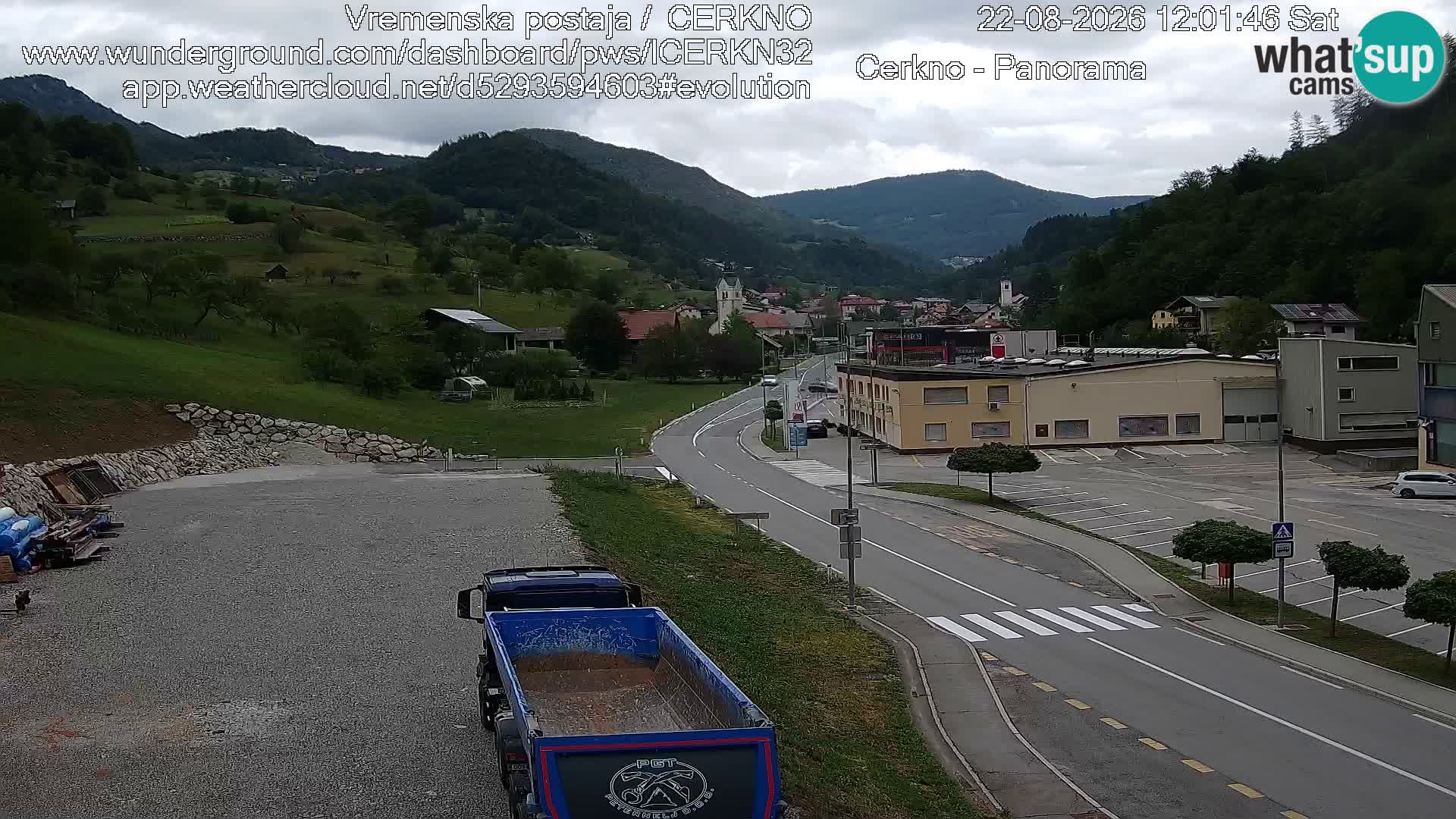Cerkno Stadteingang Live-Webcam