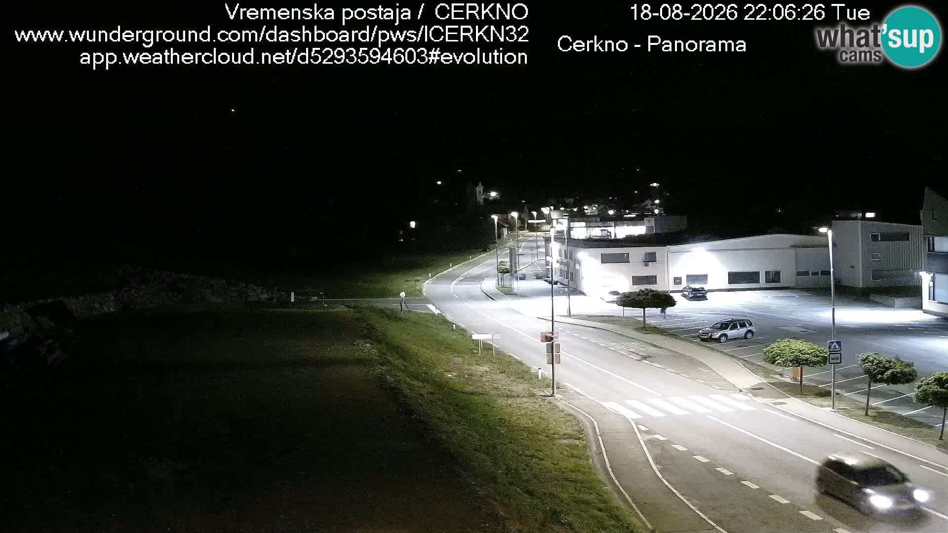 Cerkno ulaz u grad – Kamera uživo