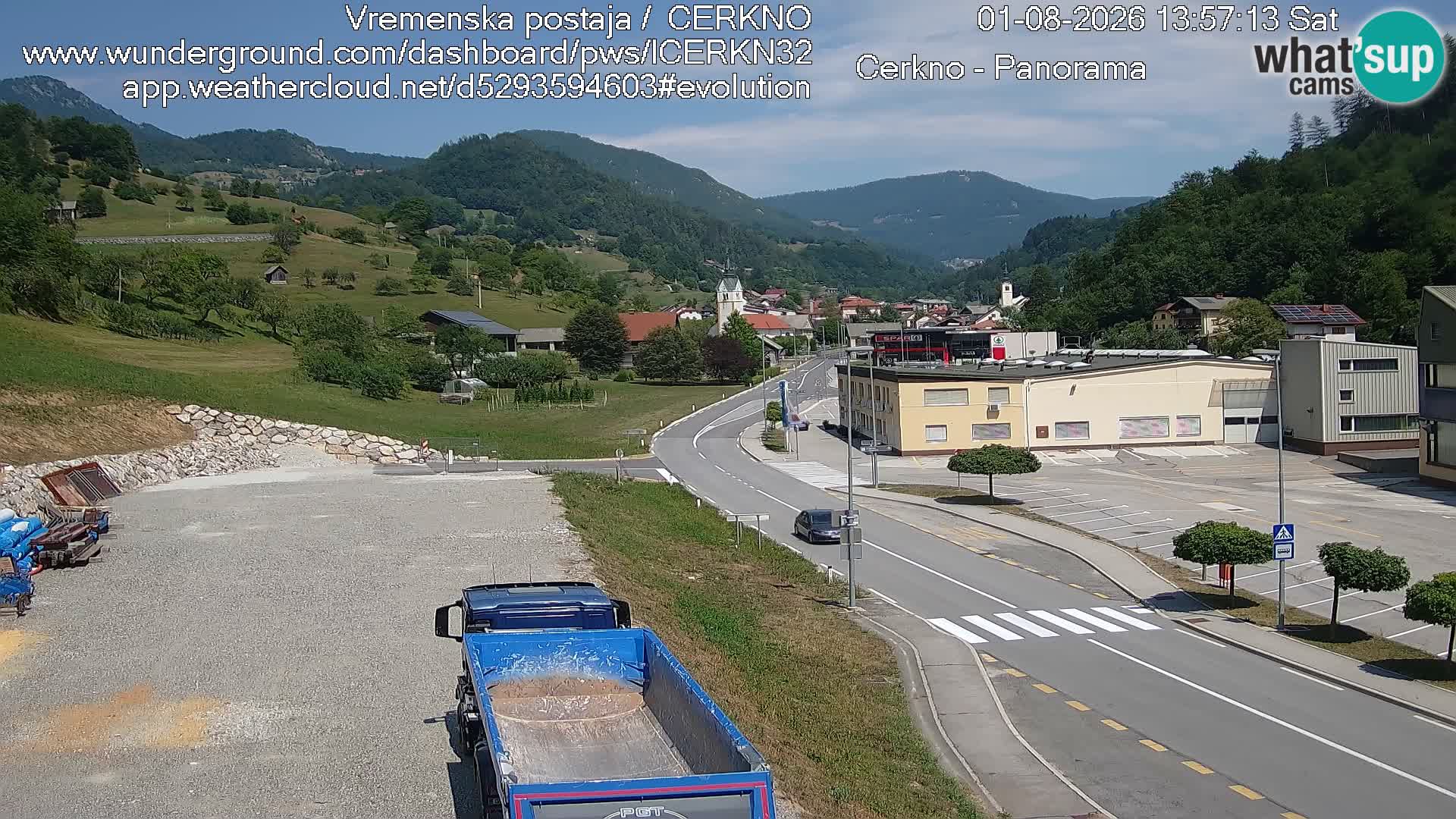 Cerkno Stadteingang Live-Webcam