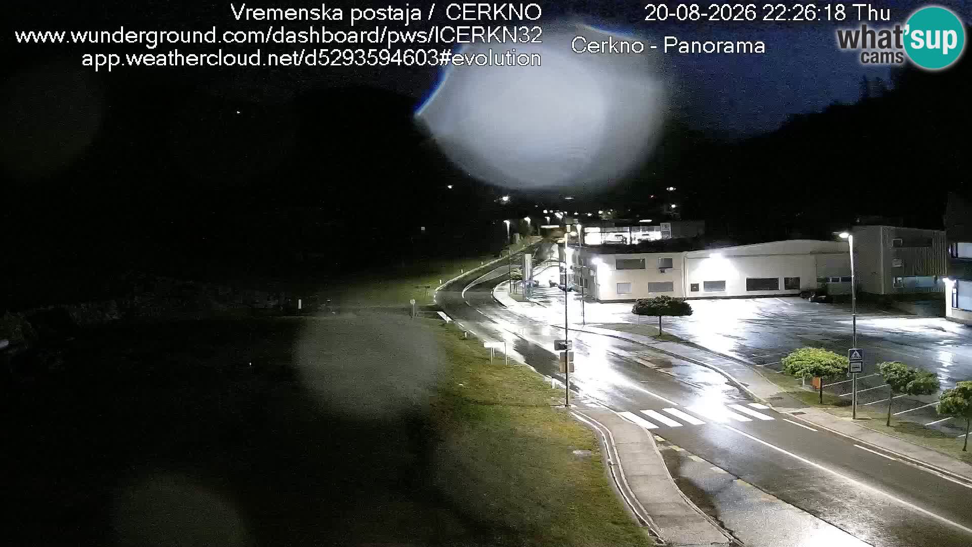 Cerkno ulaz u grad – Kamera uživo
