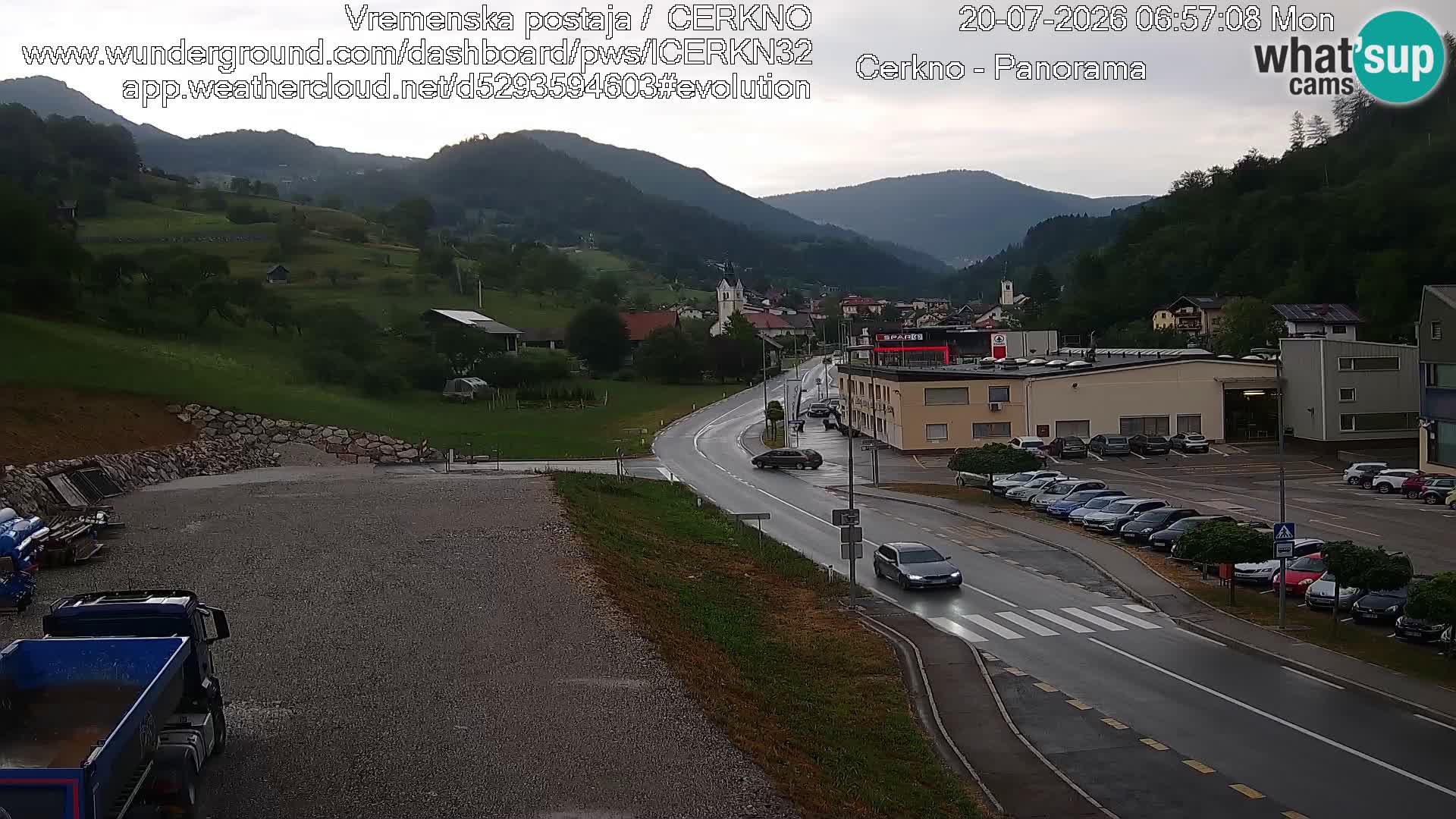 Cerkno Stadteingang Live-Webcam