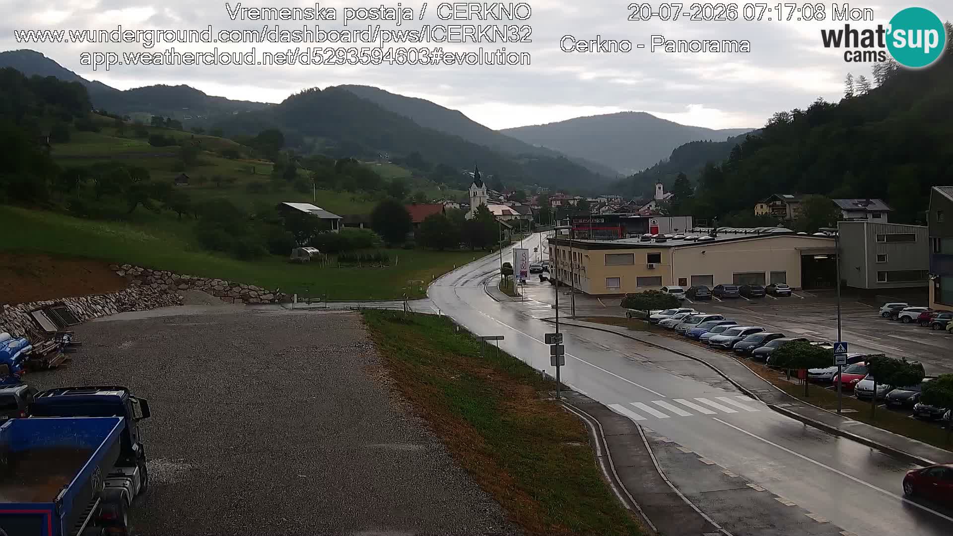 Cerkno ulaz u grad – Kamera uživo
