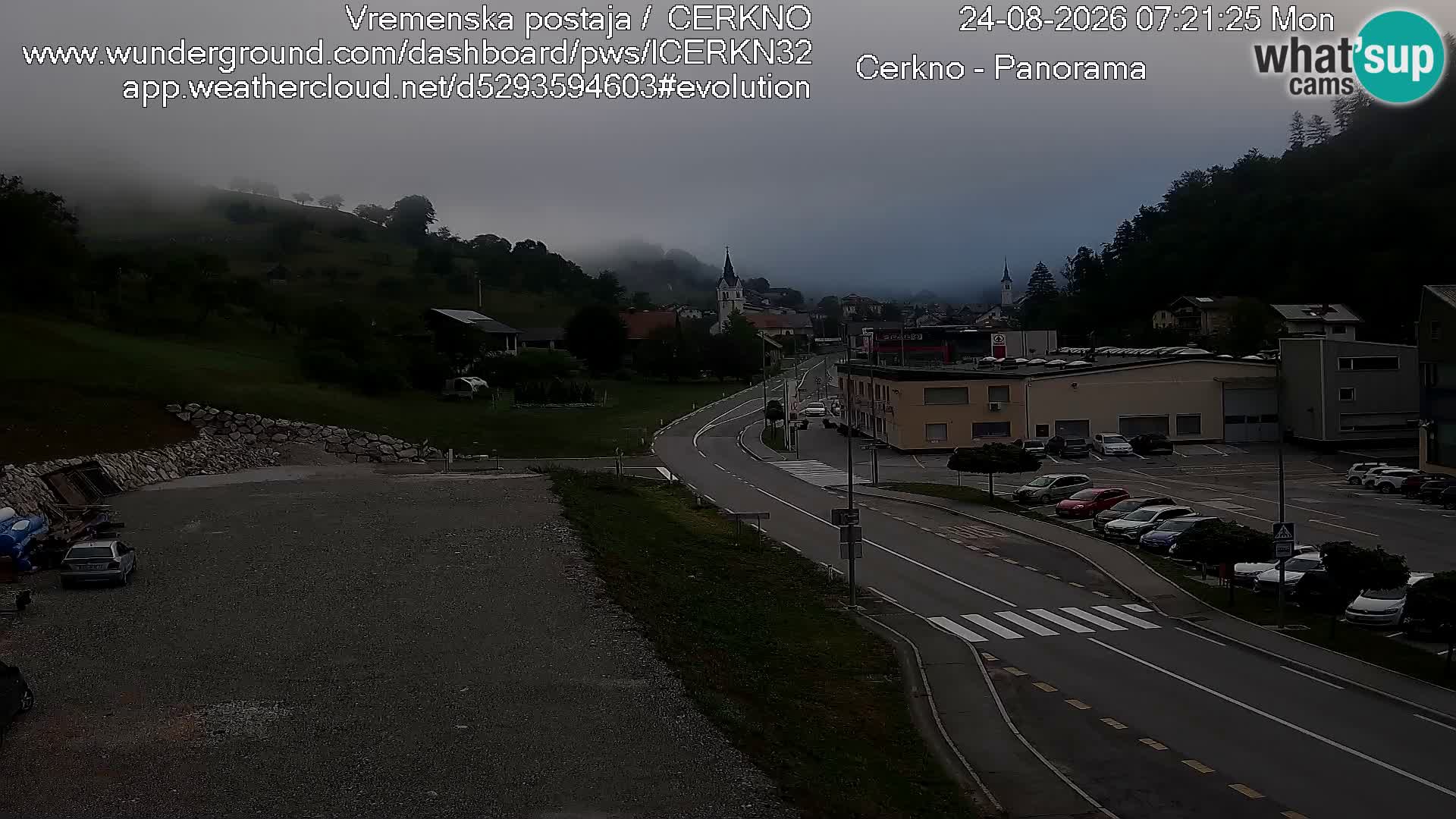 Cerkno Stadteingang Live-Webcam