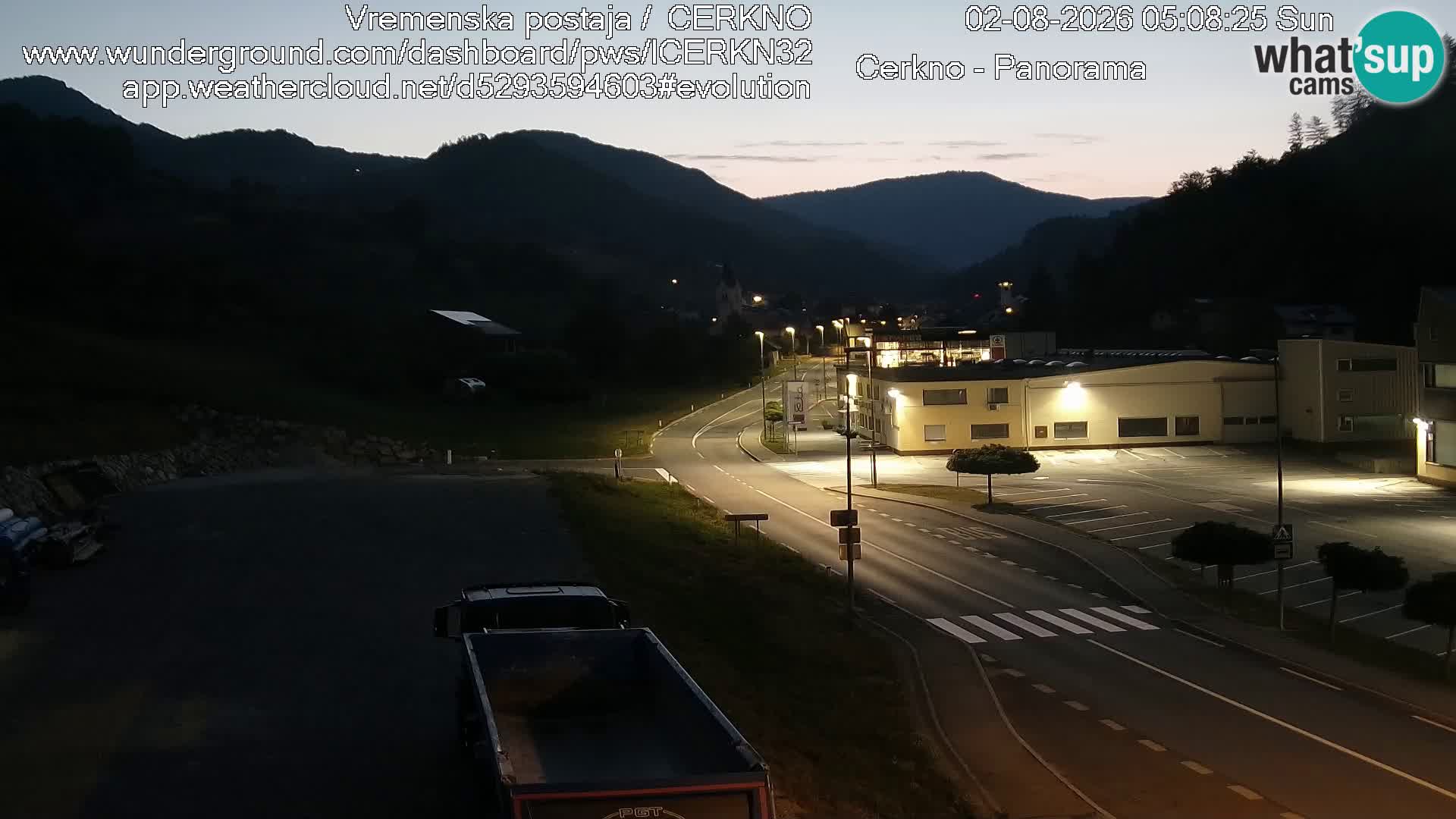 Cerkno Stadteingang Live-Webcam