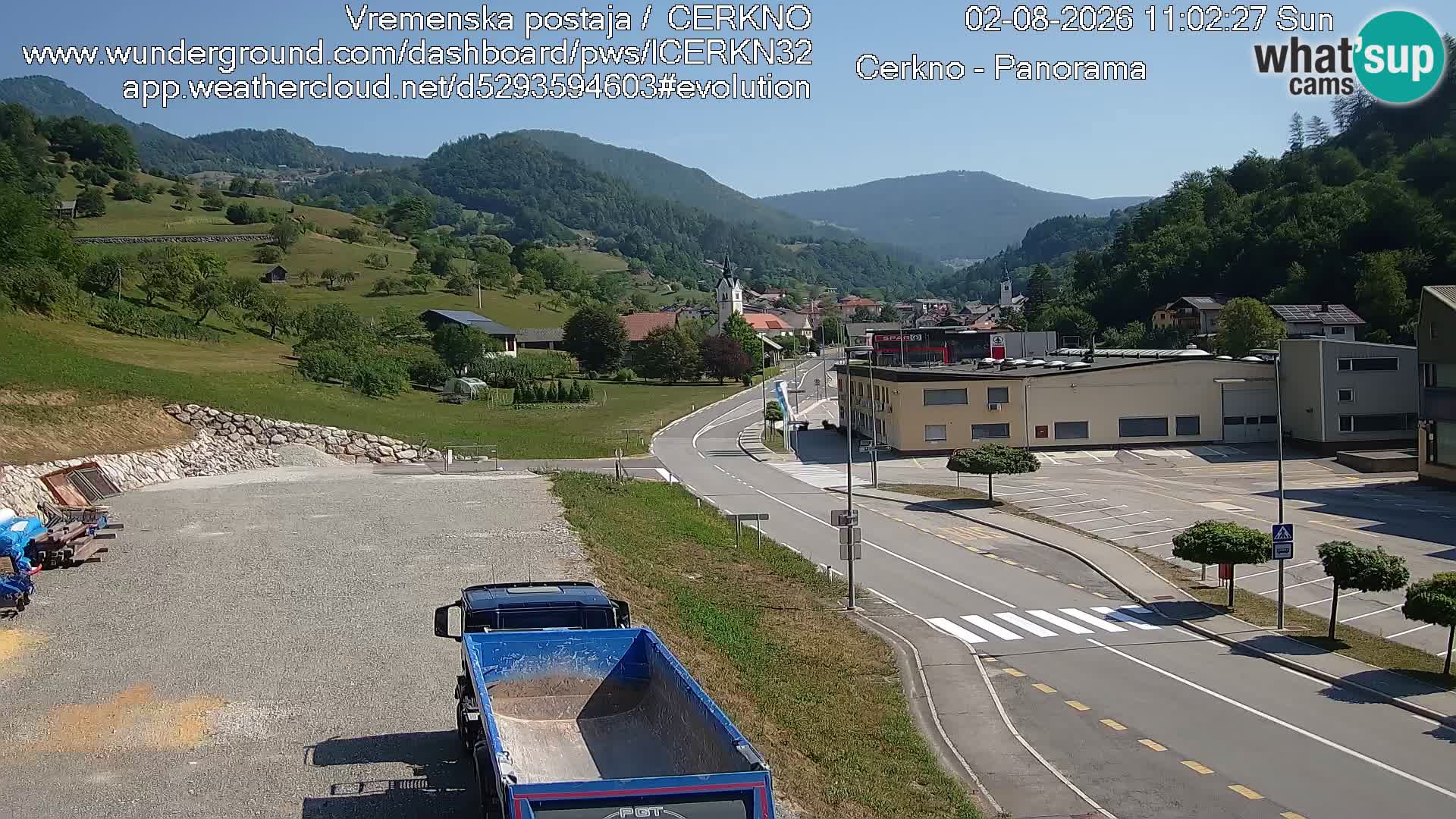 Webcam Ingresso Città di Cerkno