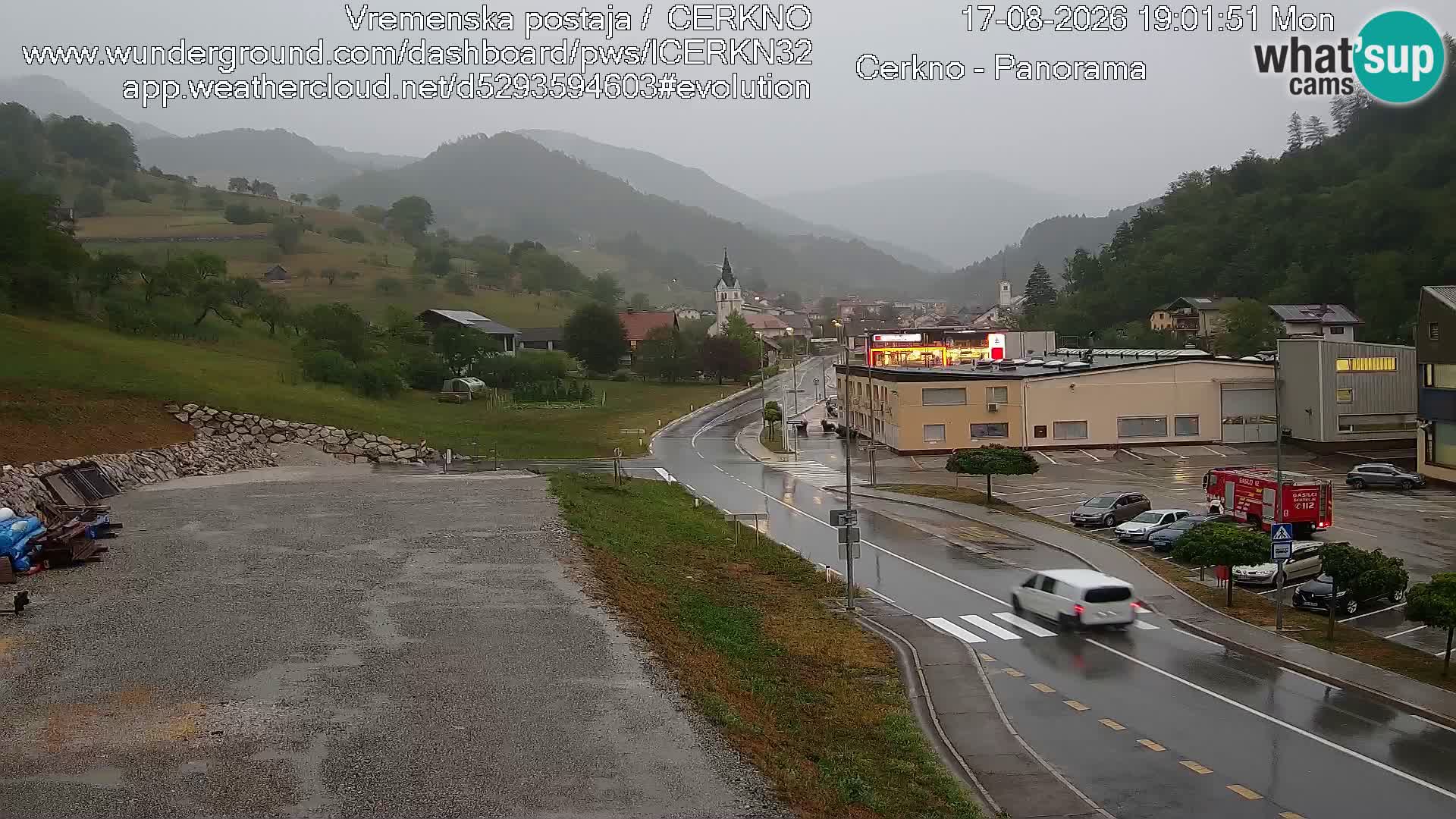Webcam Ingresso Città di Cerkno