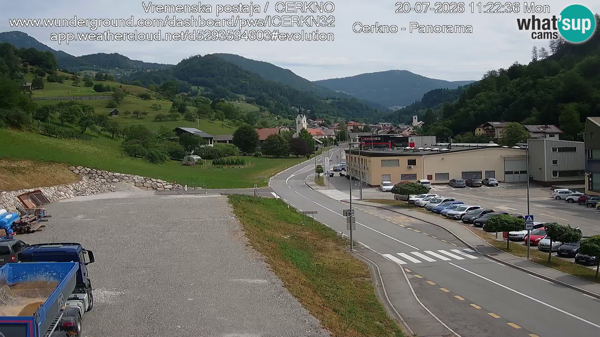 Webcam Ingresso Città di Cerkno
