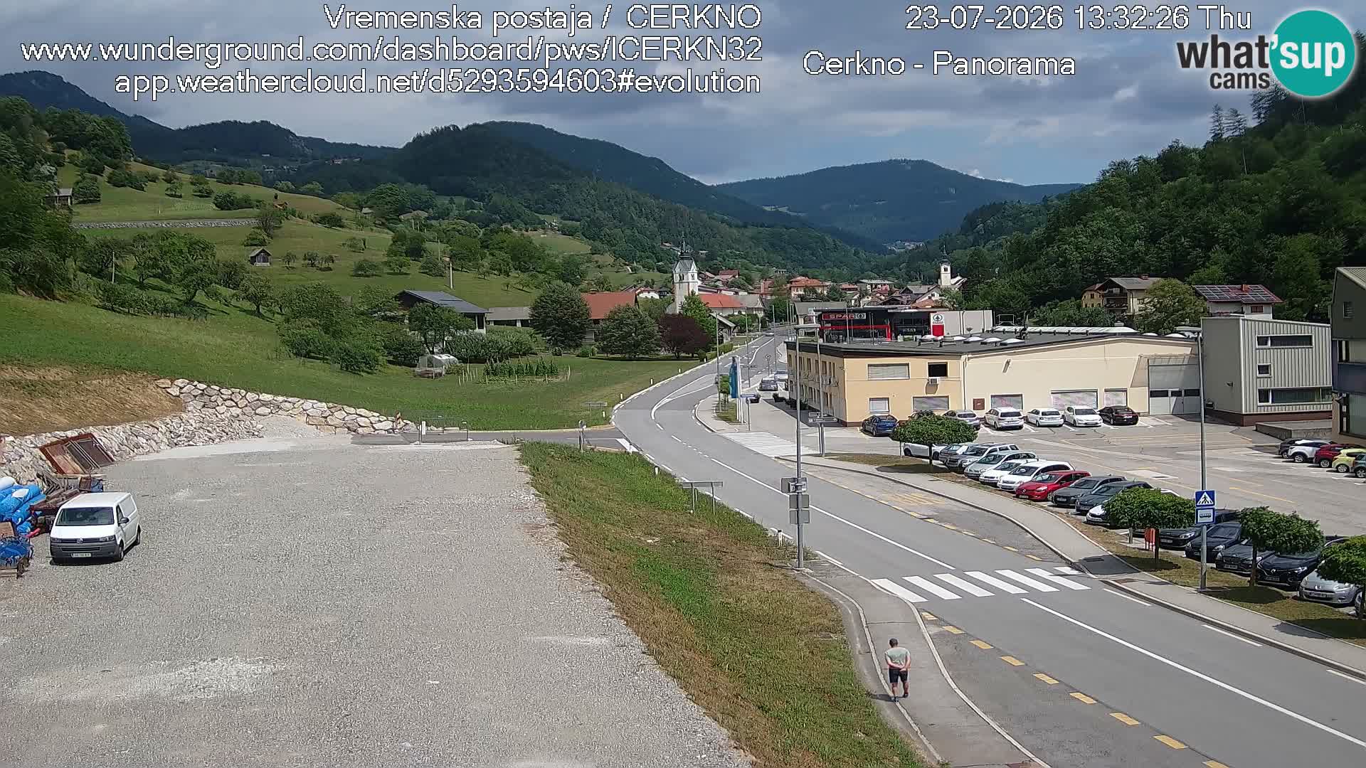 Cerkno Stadteingang Live-Webcam