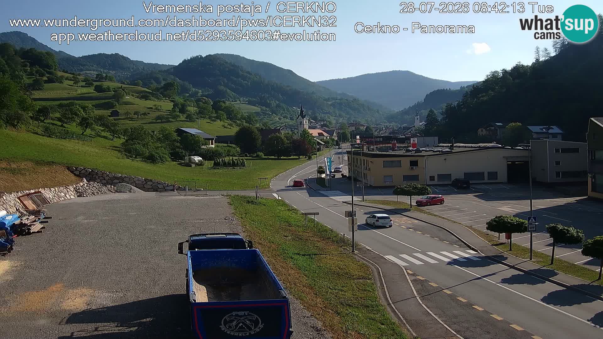 Cerkno Stadteingang Live-Webcam
