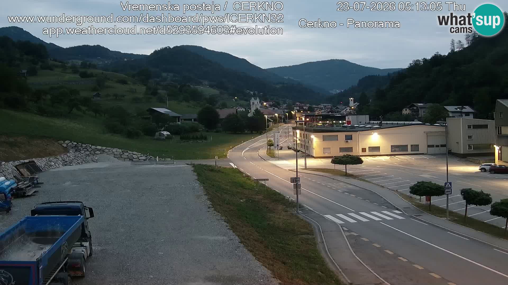 Cerkno Stadteingang Live-Webcam