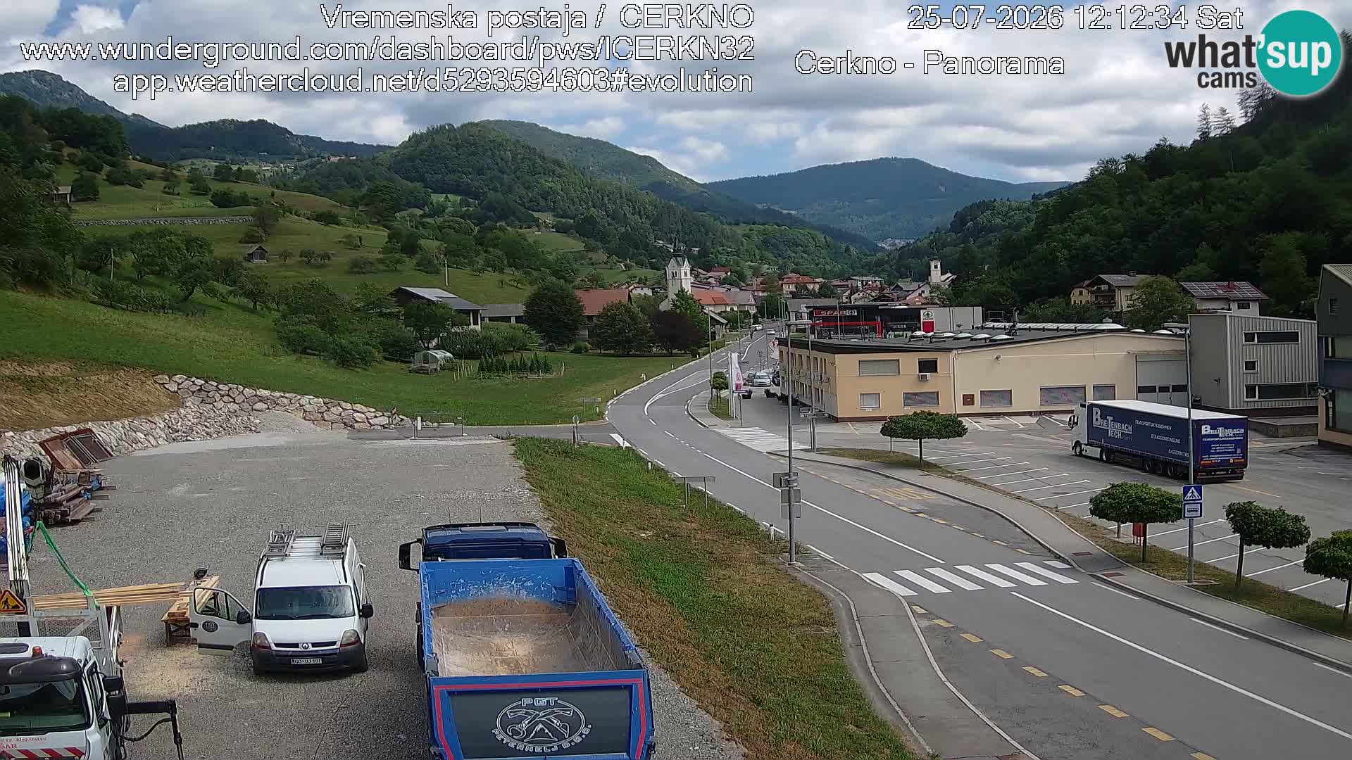 Webcam Ingresso Città di Cerkno