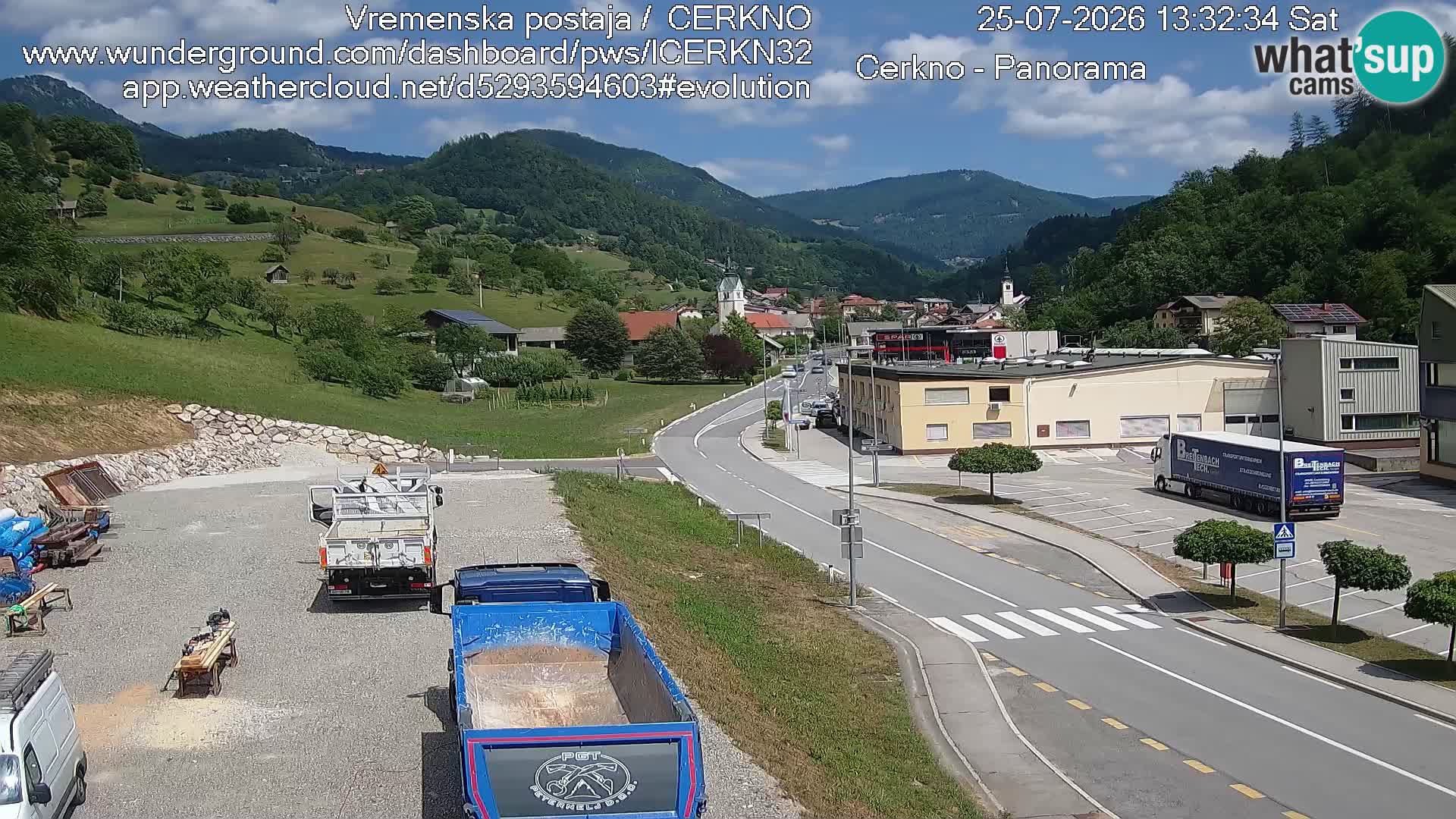 Cerkno Stadteingang Live-Webcam
